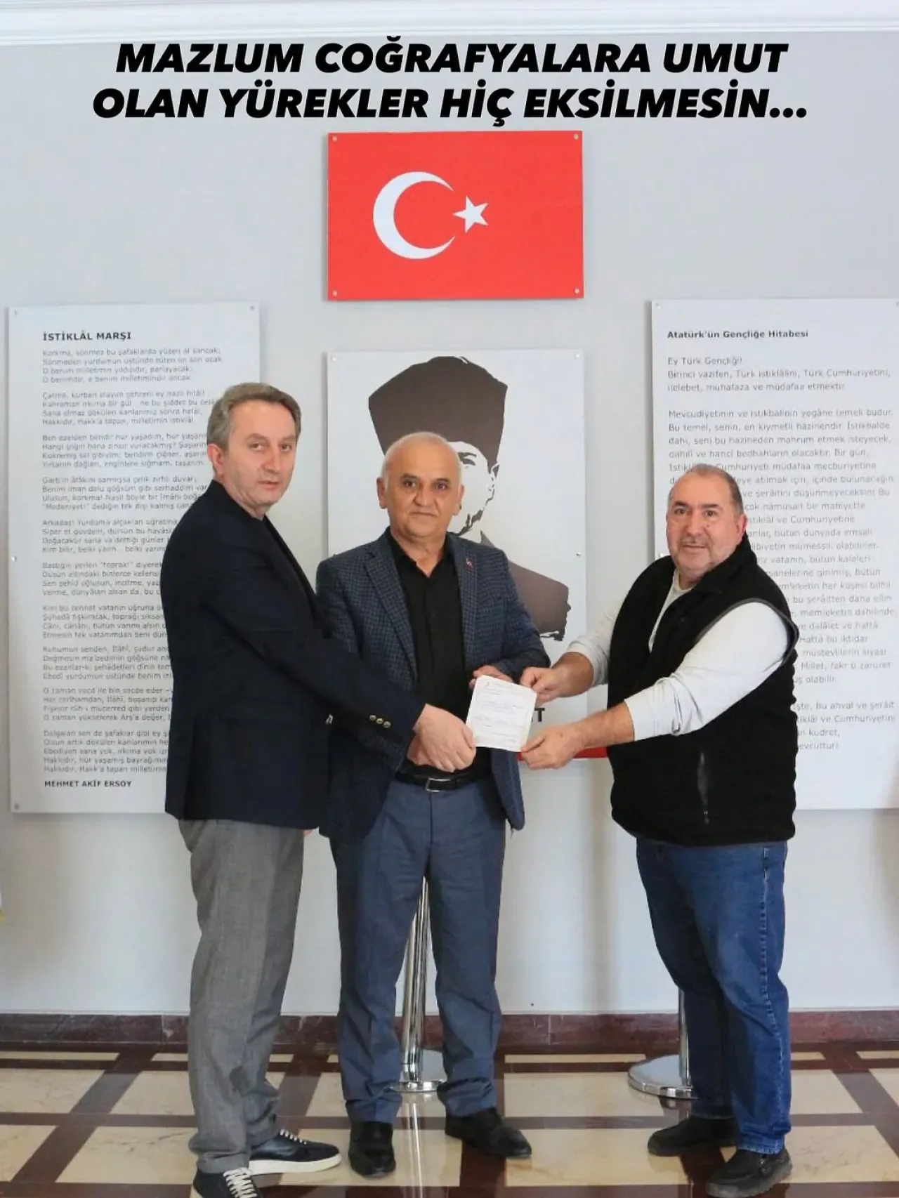 Devran Koleji, Filistin İçin 160 Bin TL Bağışta Bulundu Devran Koleji, Filistin İçin 160 Bin TL Bağışta Bulundu