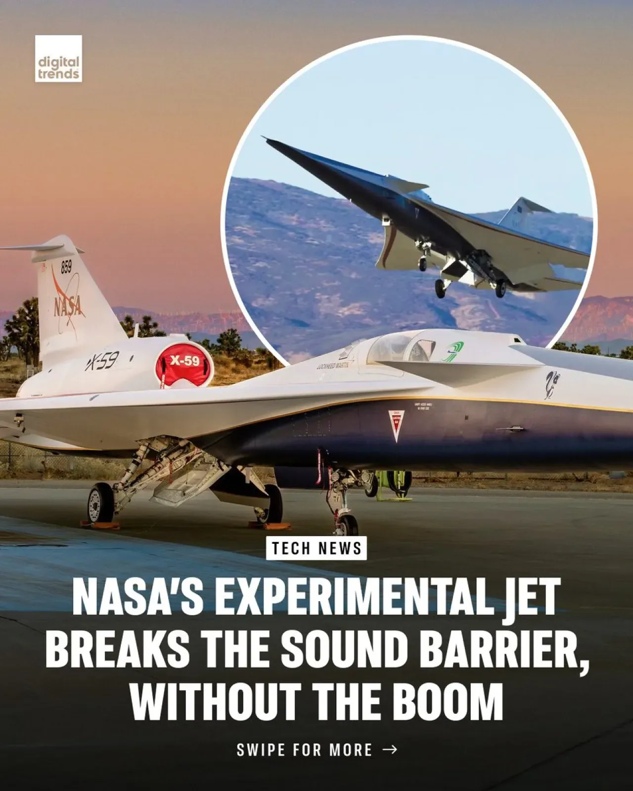NASA'nın X-59 Süpersonik Jetinin İlk Test Uçuşu Başarıyla Tamamlandı NASA'nın X-59 Süpersonik Jetinin İlk Test Uçuşu Başarıyla Tamamlandı