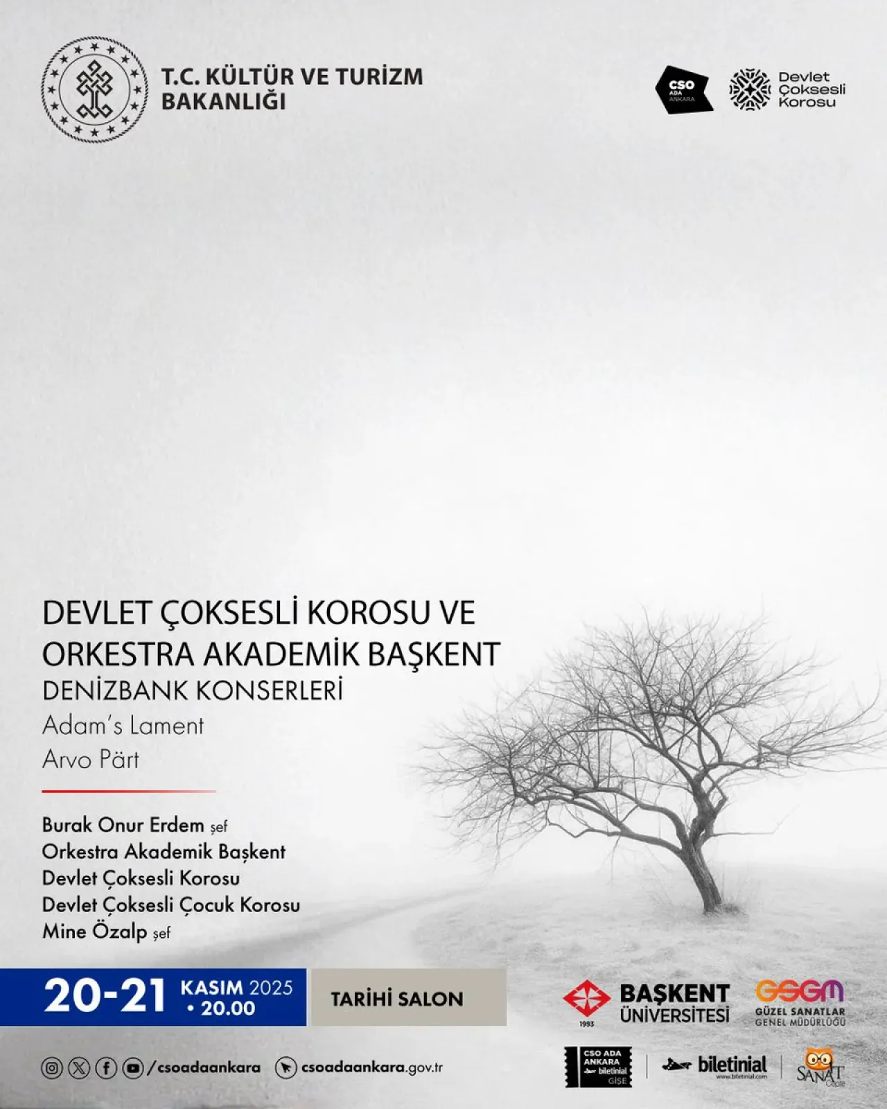 Arvo Pärt'in "Adam's Lament" Eseri Ankara'da Seslendirilecek Arvo Pärt'in "Adam's Lament" Eseri Ankara'da Seslendirilecek