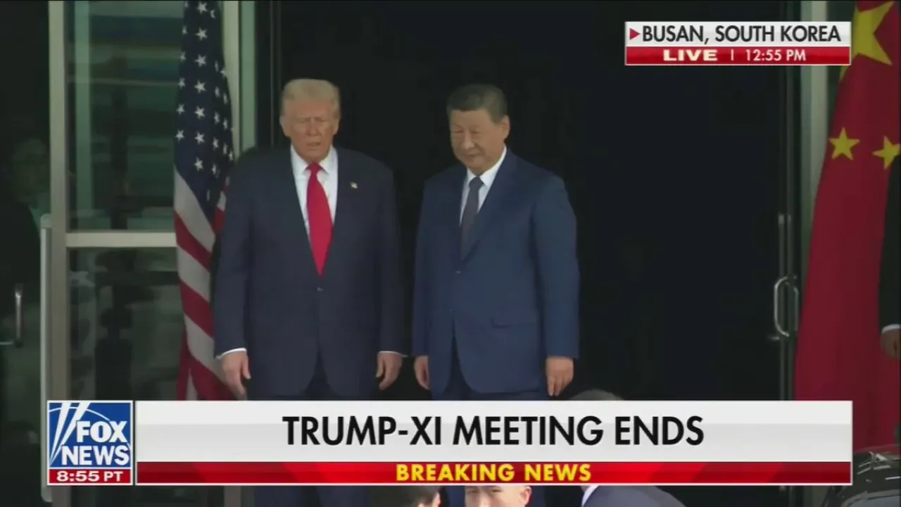 Trump ve Jinping Görüşmesi Sonlandı Trump ve Jinping Görüşmesi Sonlandı