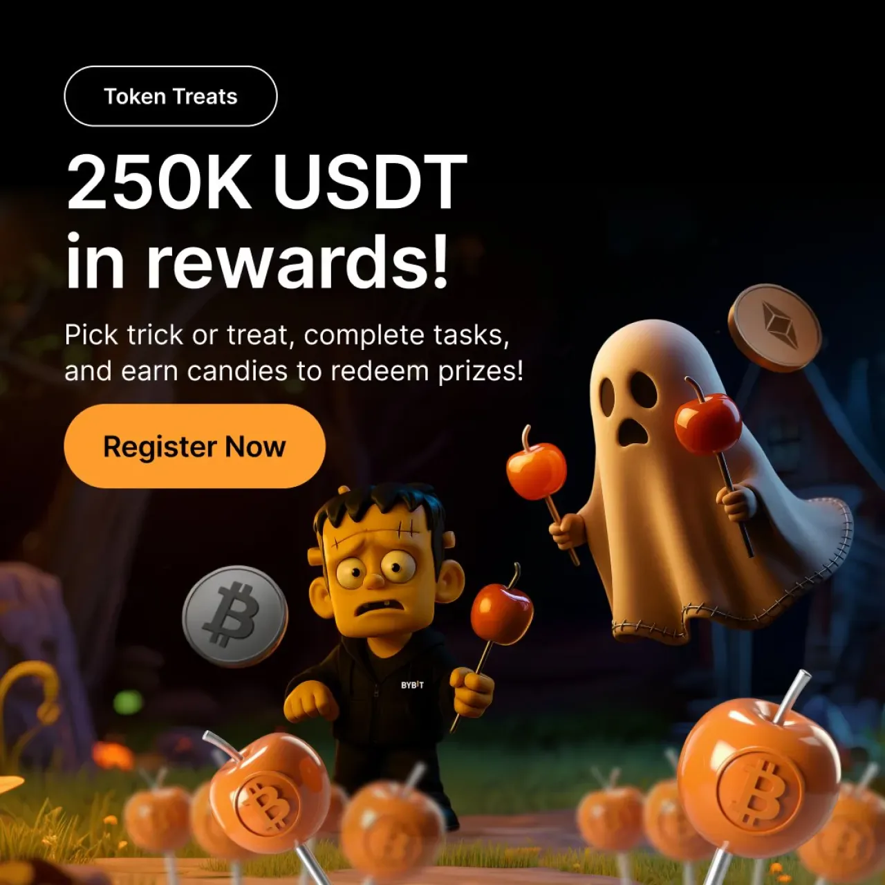 Bybit'ten Kripto Para Severlere Cadılar Bayramı Temalı "Trick or Treat" Etkinliği Bybit'ten Kripto Para Severlere Cadılar Bayramı Temalı "Trick or Treat" Etkinliği