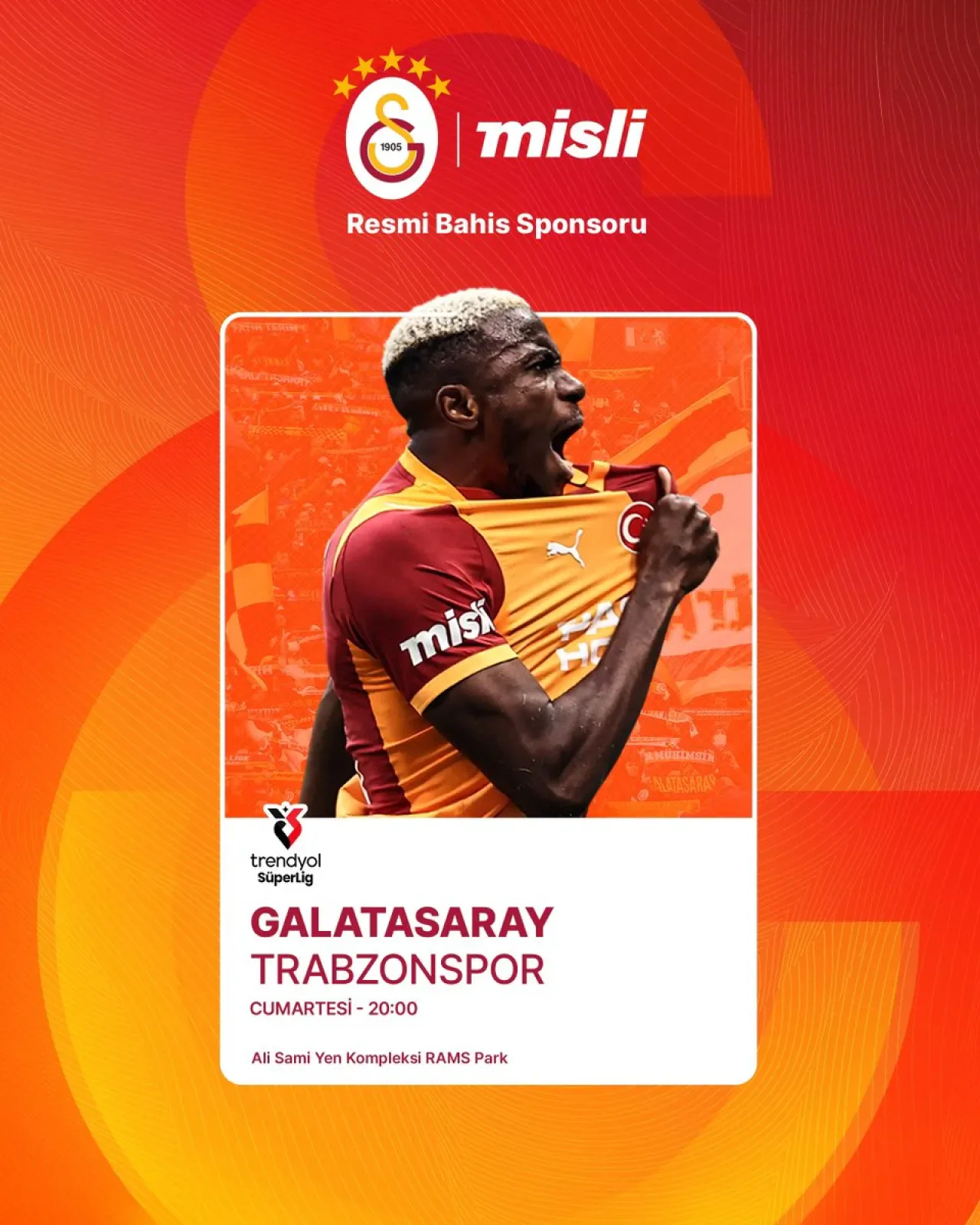 Galatasaray, Süper Lig'de Trabzonspor'u Konuk Edecek Galatasaray, Süper Lig'de Trabzonspor'u Konuk Edecek