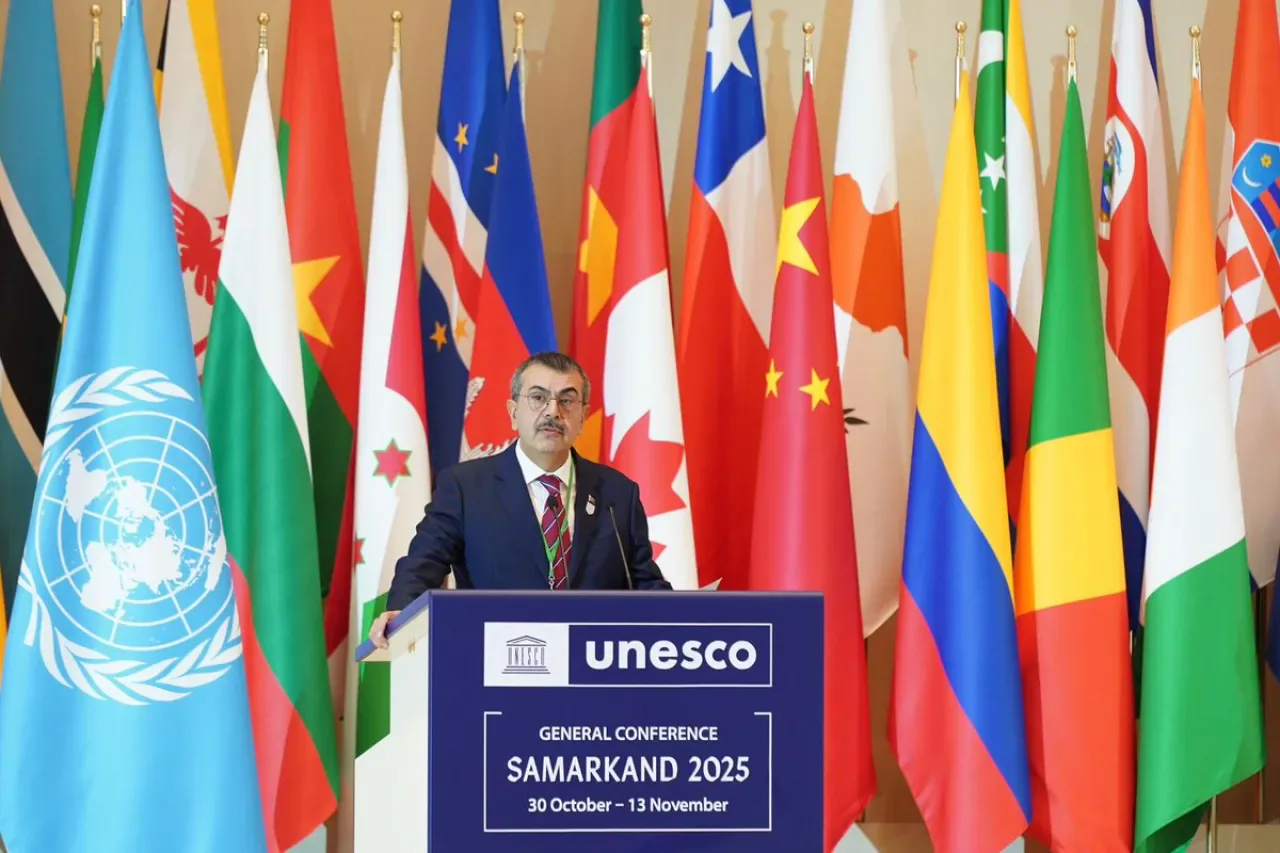Milli Eğitim Bakanı Tekin, UNESCO'da Türkiye'nin Adaylığını ve Taahhütlerini Açıkladı Milli Eğitim Bakanı Tekin, UNESCO'da Türkiye'nin Adaylığını ve Taahhütlerini Açıkladı