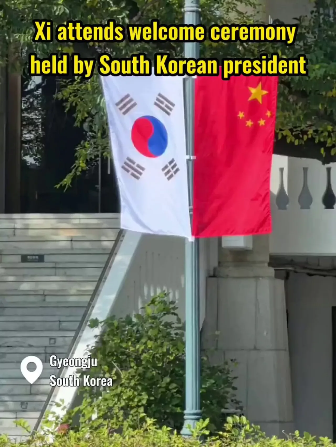 Çin Lideri Xi Jinping, Güney Kore'de Resmi Karşılama Törenine Katıldı Çin Lideri Xi Jinping, Güney Kore'de Resmi Karşılama Törenine Katıldı