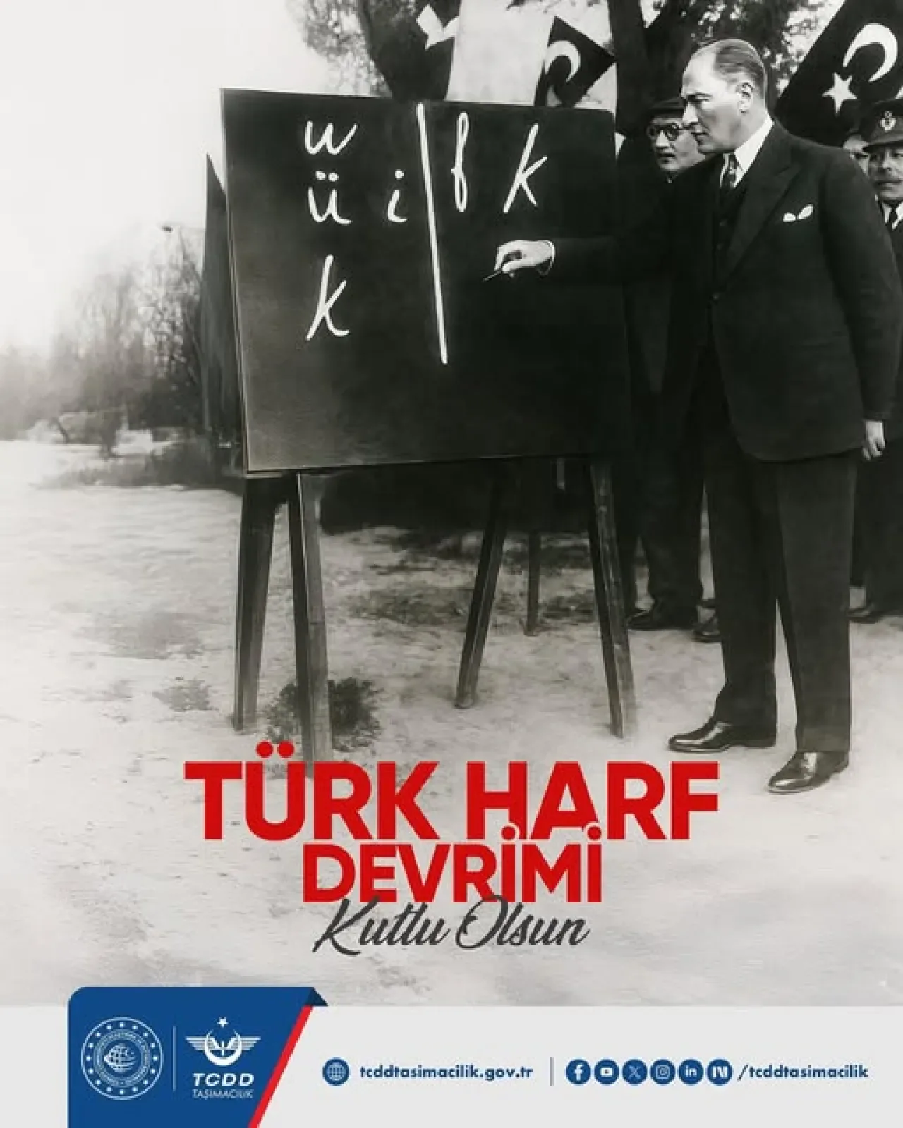 Harf Devrimi'nin 97. Yılı Kutlanıyor Harf Devrimi'nin 97. Yılı Kutlanıyor