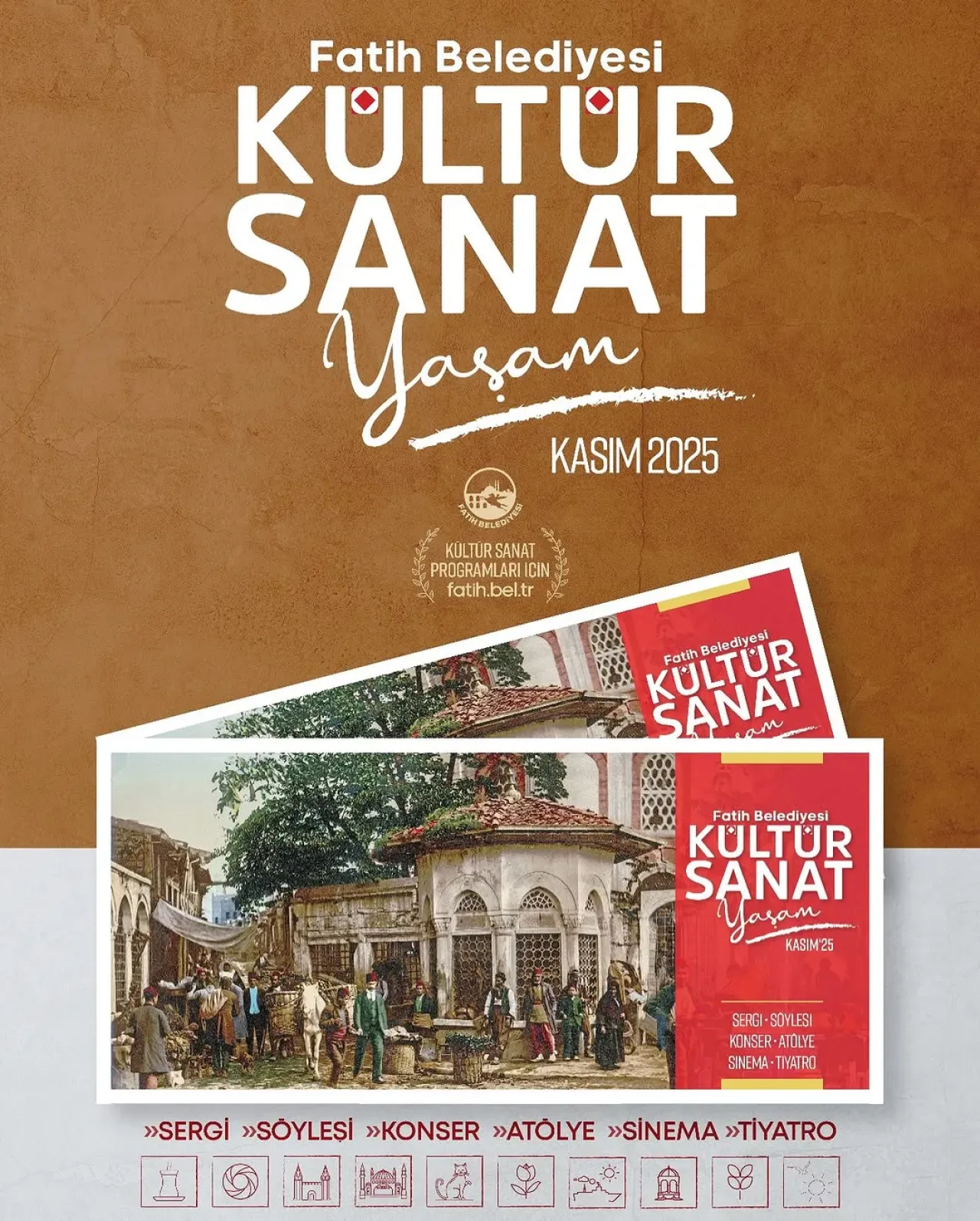 Fatih Belediyesi Kasım Ayında Sanatseverleri Dopdolu Bir Programa Davet Ediyor Fatih Belediyesi Kasım Ayında Sanatseverleri Dopdolu Bir Programa Davet Ediyor