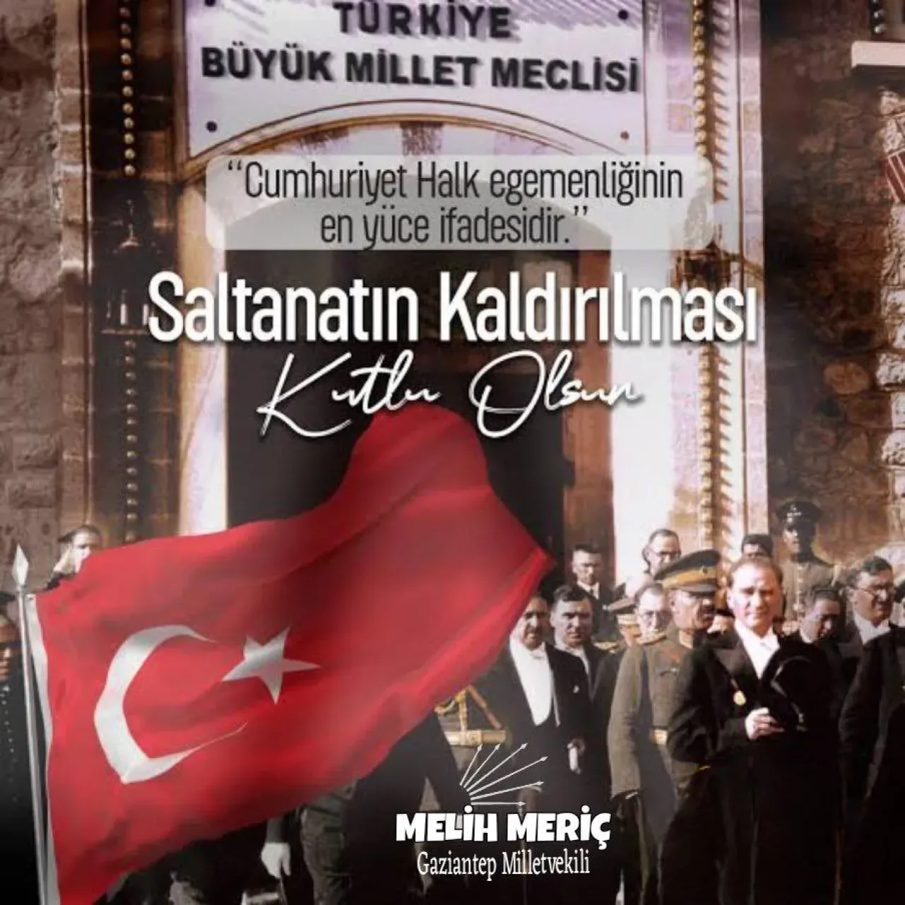 Cumhuriyet'in ve Laik Sistemin Temel Taşları: Saltanatın Kaldırılması ve Harf Devrimi Anıldı Cumhuriyet'in ve Laik Sistemin Temel Taşları: Saltanatın Kaldırılması ve Harf Devrimi Anıldı