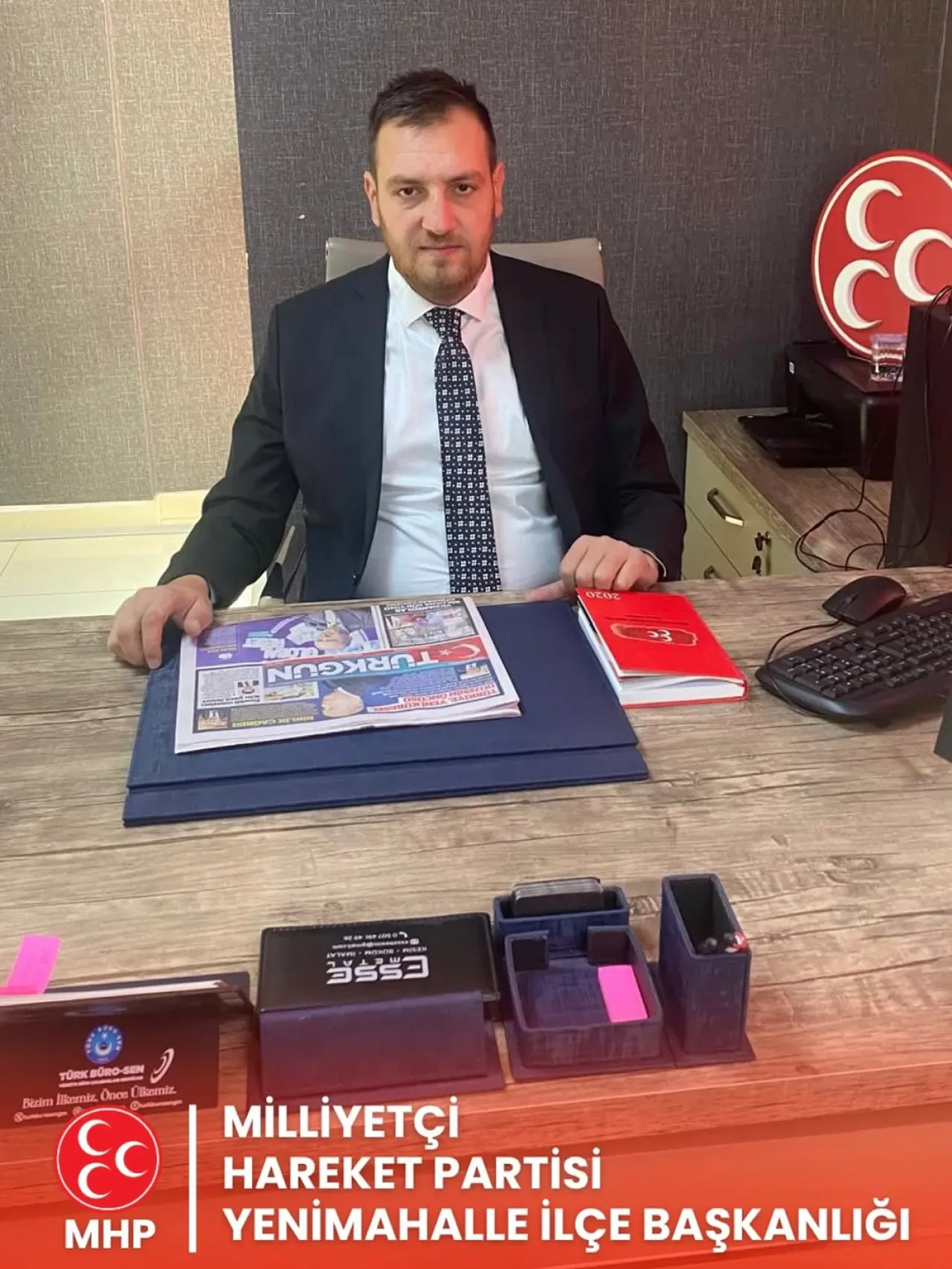 MHP Yenimahalle İlçe Başkanlığı'nda Nöbetçi Başkan Arif Karataş Görevde MHP Yenimahalle İlçe Başkanlığı'nda Nöbetçi Başkan Arif Karataş Görevde