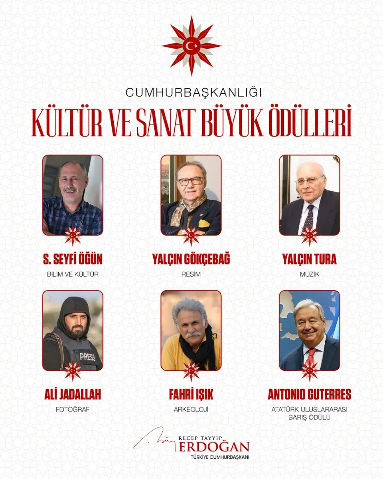 2025 Cumhurbaşkanlığı Kültür ve Sanat Büyük Ödülleri Sahiplerini Buldu 2025 Cumhurbaşkanlığı Kültür ve Sanat Büyük Ödülleri Sahiplerini Buldu