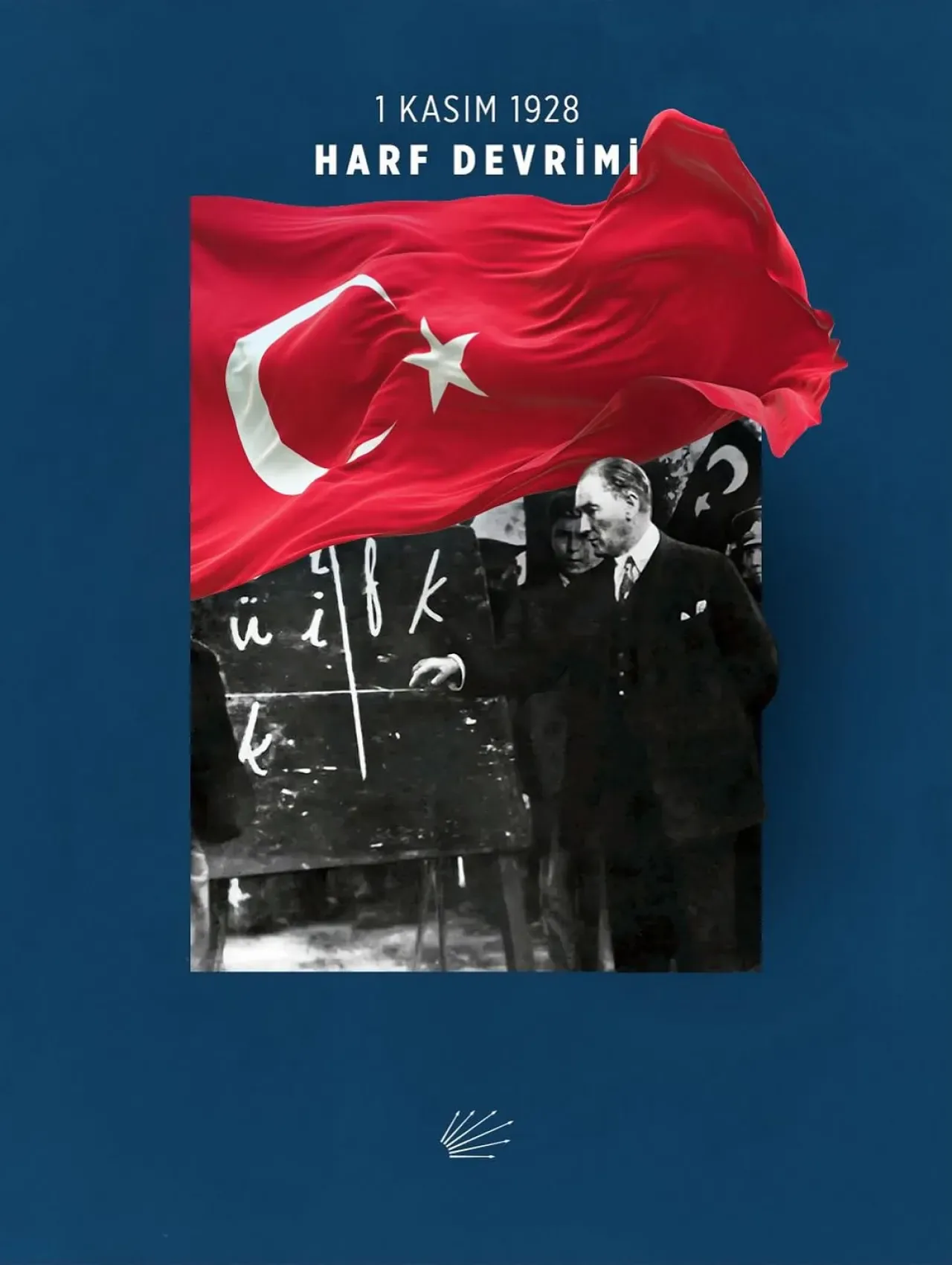Beypazarı CHP'den Harf Devrimi'nin Yıl Dönümünde Anlamlı Atatürk Mesajı Beypazarı CHP'den Harf Devrimi'nin Yıl Dönümünde Anlamlı Atatürk Mesajı