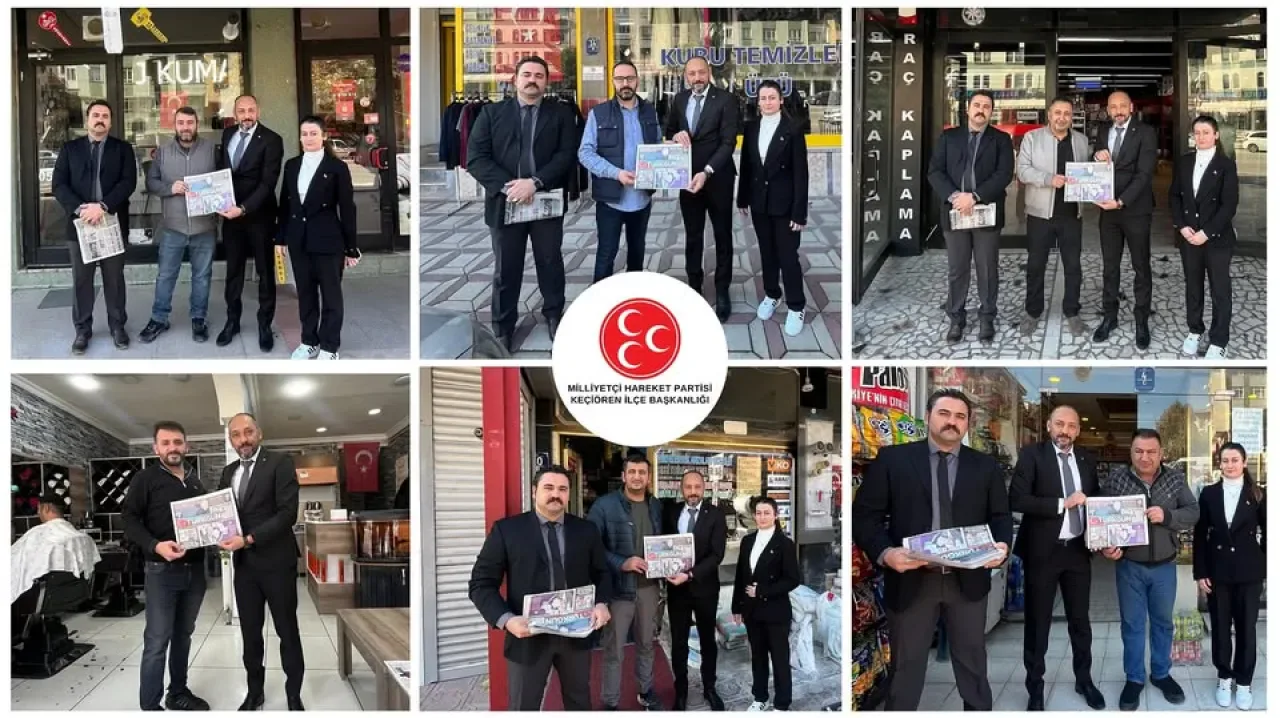 MHP Keçiören Teşkilatı Dr. Besim Ömer Caddesi Esnafını Ziyaret Etti MHP Keçiören Teşkilatı Dr. Besim Ömer Caddesi Esnafını Ziyaret Etti