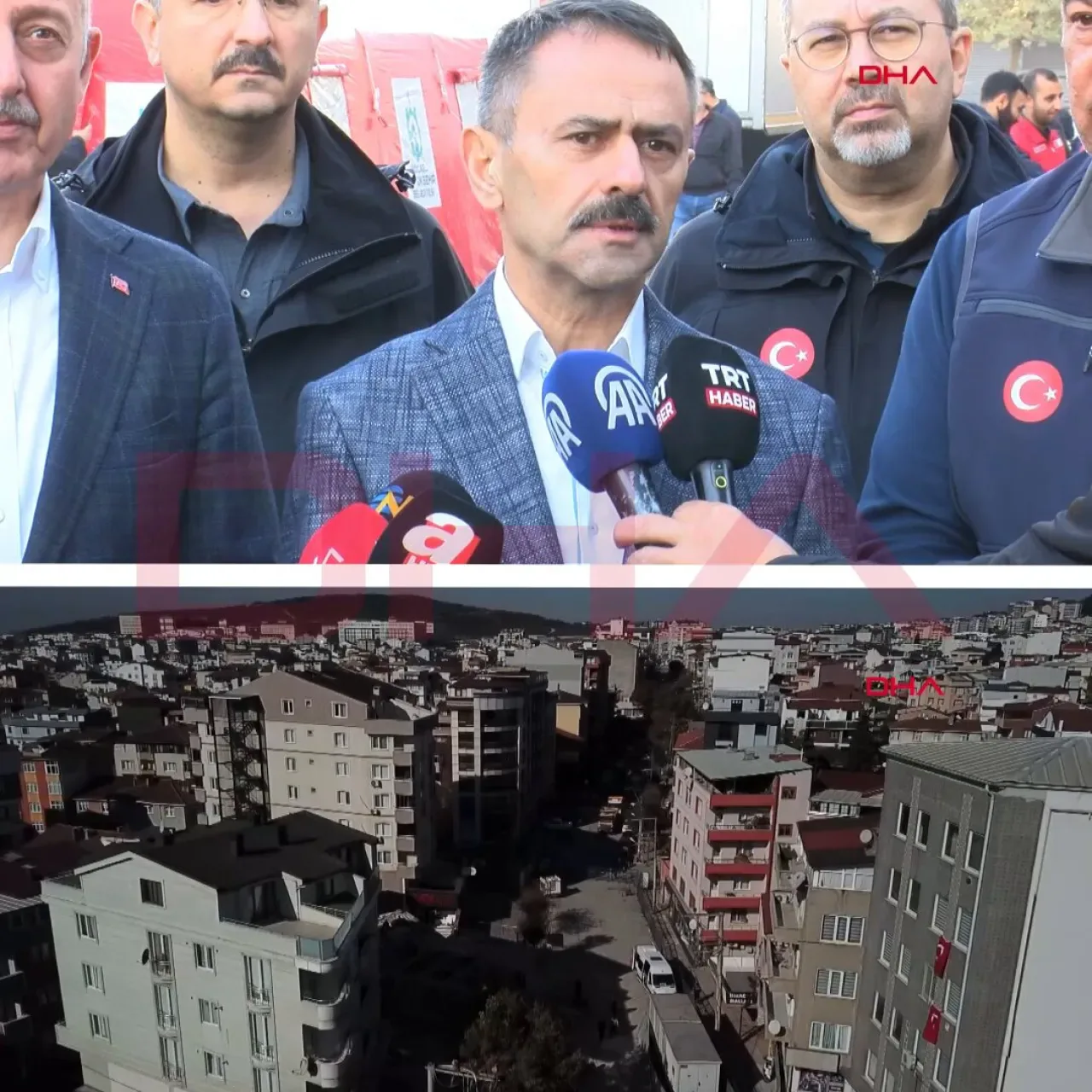 Gebze'de Yıkılan Binanın Yakınındaki Binalar Tahliye Edildi Gebze'de Yıkılan Binanın Yakınındaki Binalar Tahliye Edildi