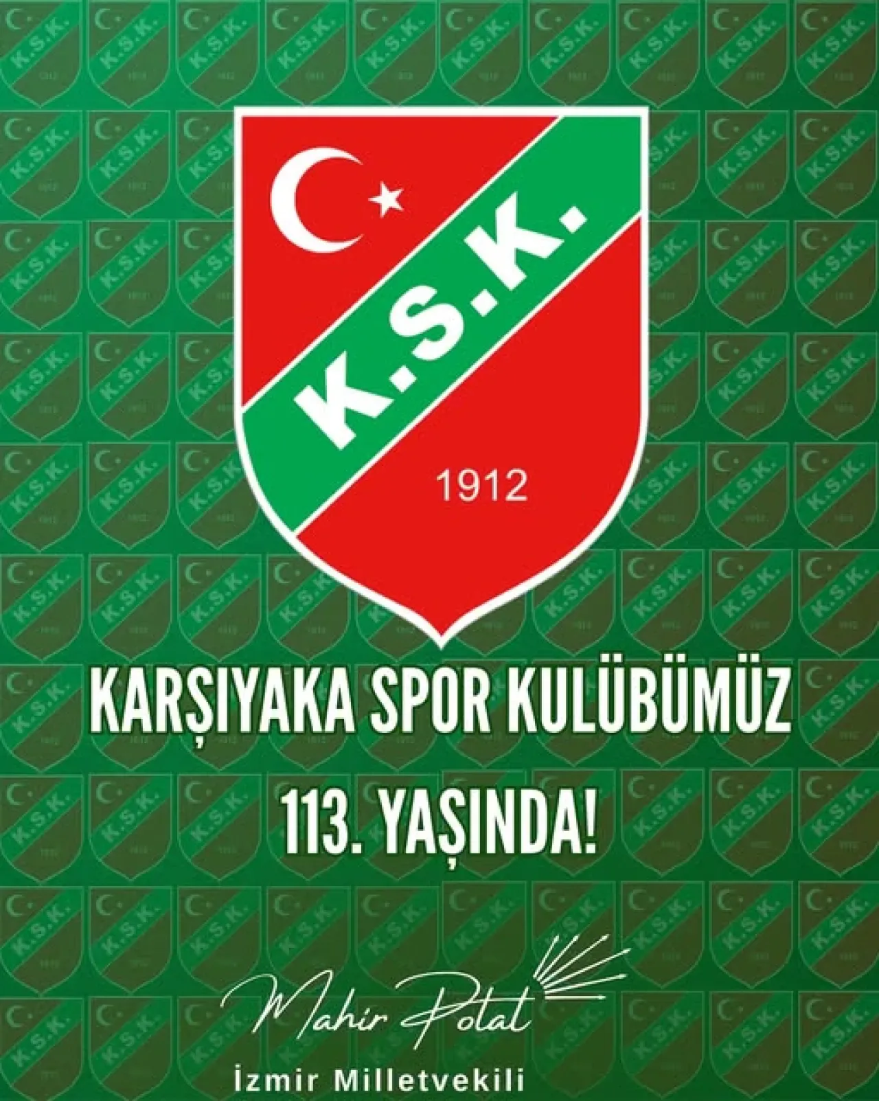 Karşıyaka Spor Kulübü 113. Kuruluş Yıl Dönümünü Kutluyor Karşıyaka Spor Kulübü 113. Kuruluş Yıl Dönümünü Kutluyor