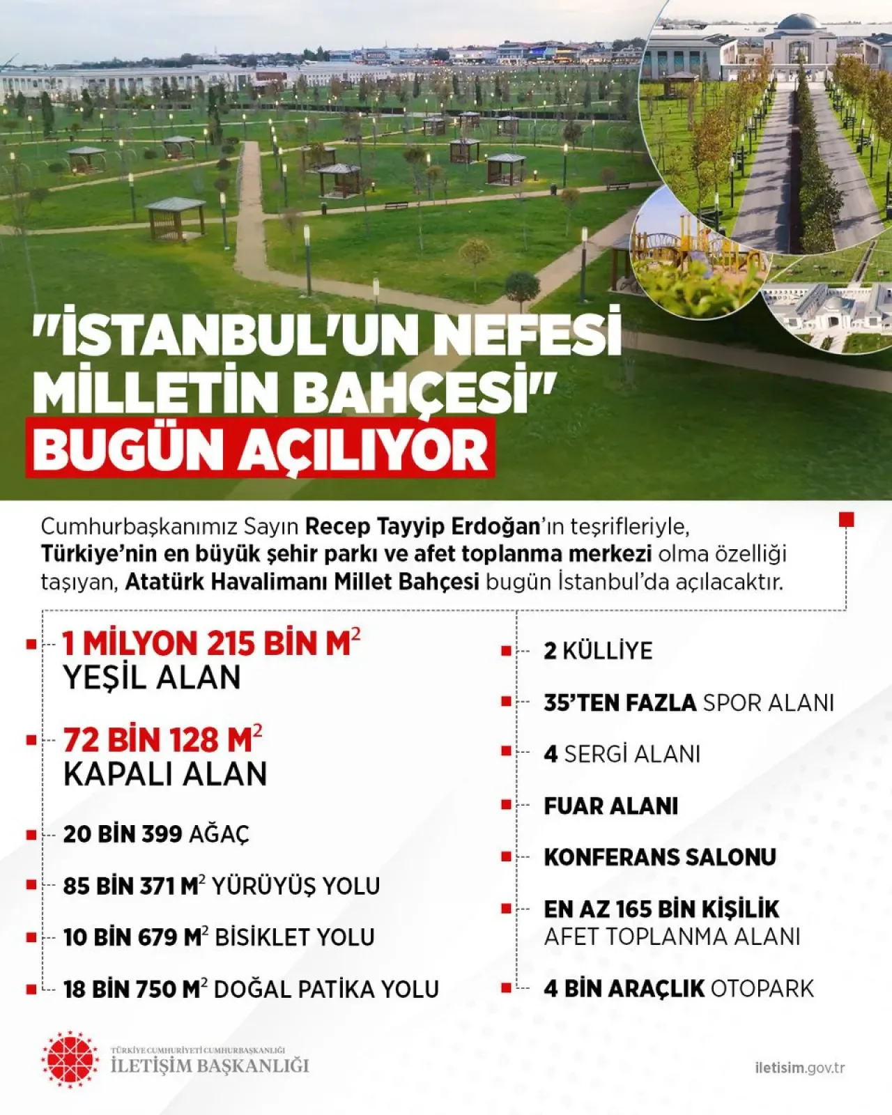 Atatürk Havalimanı Millet Bahçesi İstanbul'da Hizmete Açıldı Atatürk Havalimanı Millet Bahçesi İstanbul'da Hizmete Açıldı