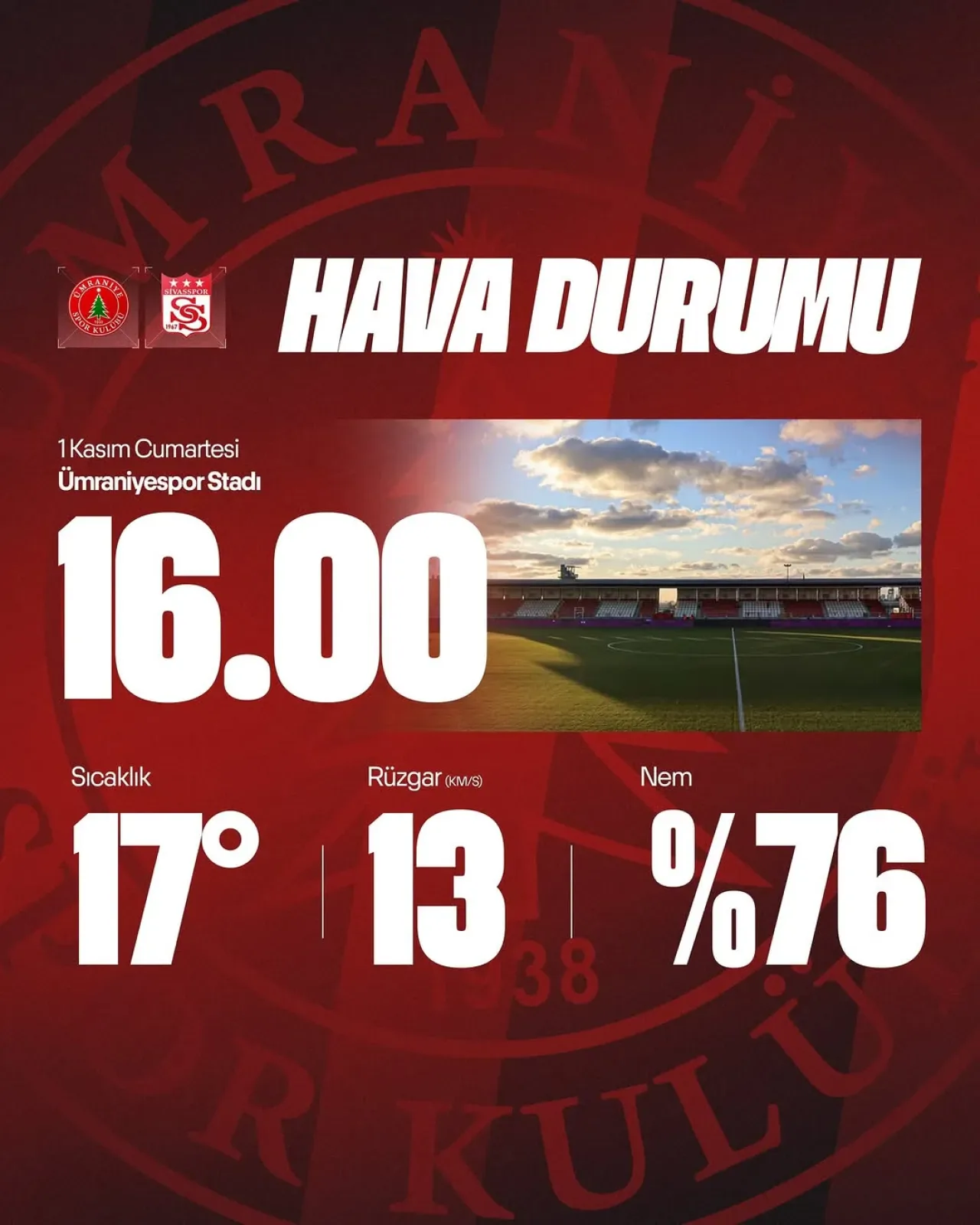 Ümraniyespor, Sivasspor Maçına Ev Sahipliği Yapacak Ümraniyespor, Sivasspor Maçına Ev Sahipliği Yapacak