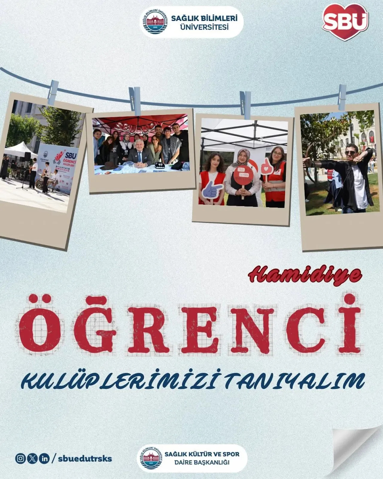 Sağlık Bilimleri Üniversitesi Hamidiye Külliyesi'nde Öğrenci Kulüpleri Faaliyete Geçti Sağlık Bilimleri Üniversitesi Hamidiye Külliyesi'nde Öğrenci Kulüpleri Faaliyete Geçti
