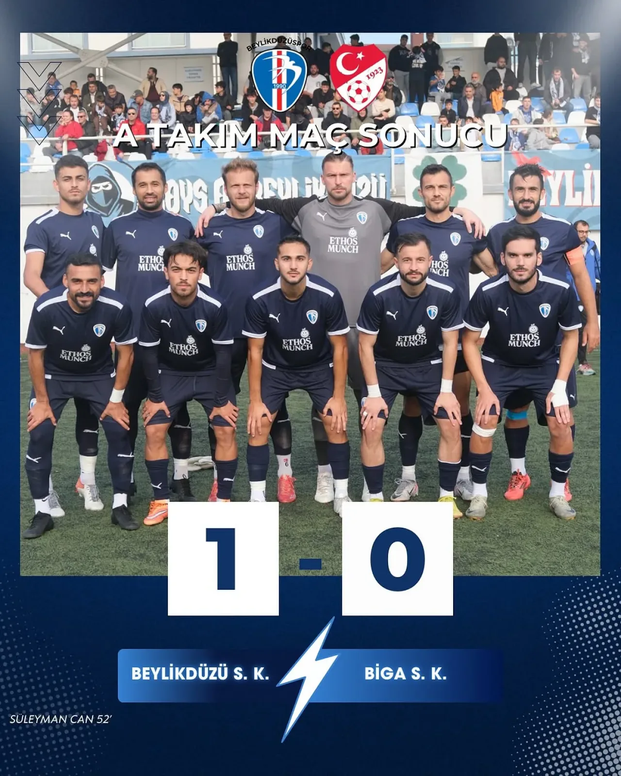 Beylikdüzü Spor, Biga Karşısında Tek Golle Galip Geldi Beylikdüzü Spor, Biga Karşısında Tek Golle Galip Geldi