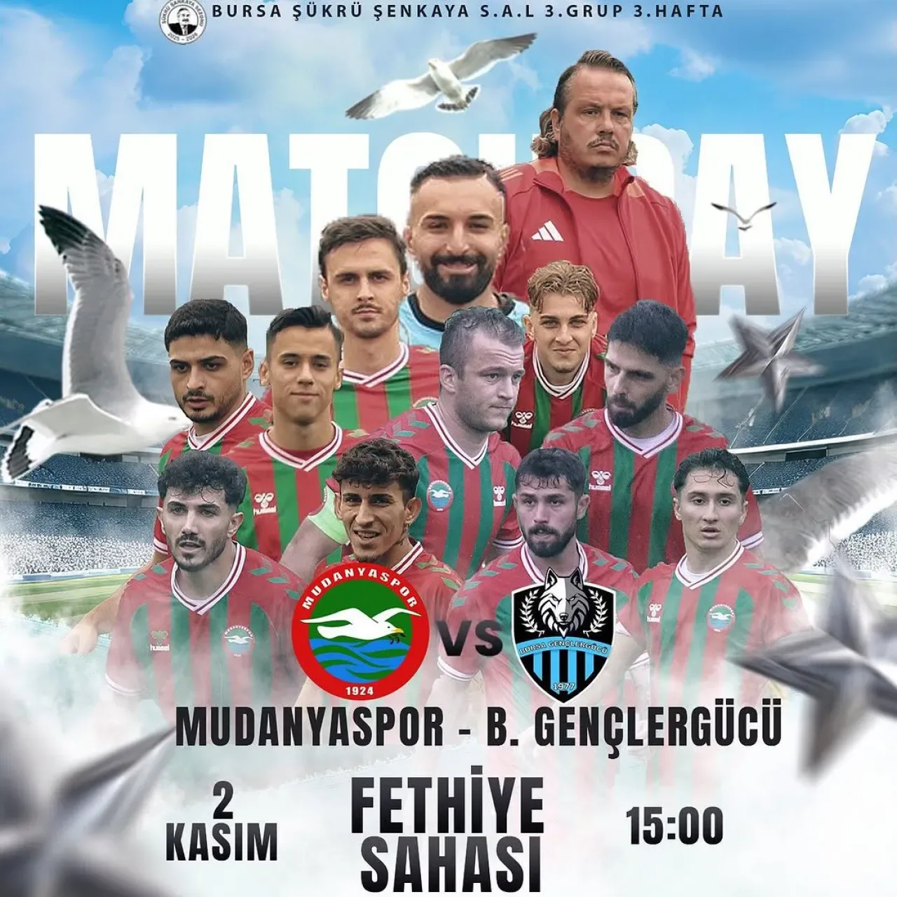 Mudanyaspor, Bursa Gençlergücü Maçına Ev Sahipliği Yapacak Mudanyaspor, Bursa Gençlergücü Maçına Ev Sahipliği Yapacak