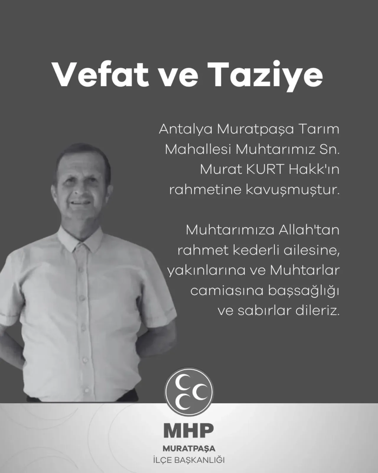MHP Muratpaşa İlçe Teşkilatı, Yeni Dönem Çalışmalarına Başladı MHP Muratpaşa İlçe Teşkilatı, Yeni Dönem Çalışmalarına Başladı