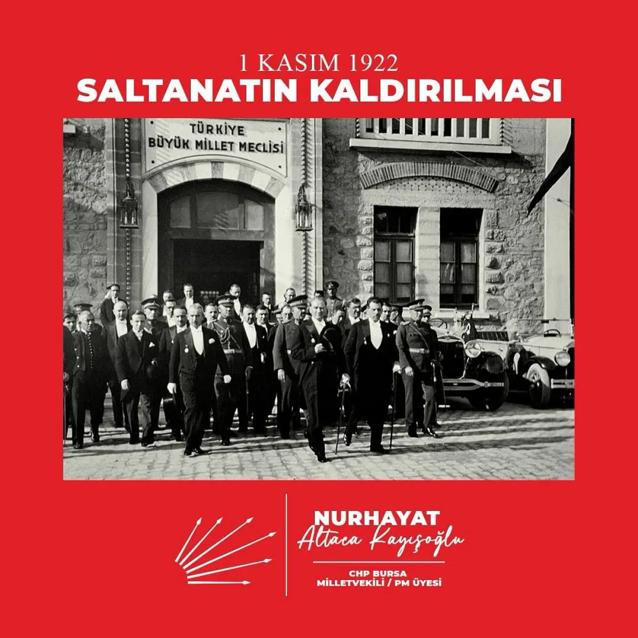 Bursa Milletvekili Altaca Kayışoğlu'ndan 29 Ekim Cumhuriyet Bayramı Mesajı Bursa Milletvekili Altaca Kayışoğlu'ndan 29 Ekim Cumhuriyet Bayramı Mesajı