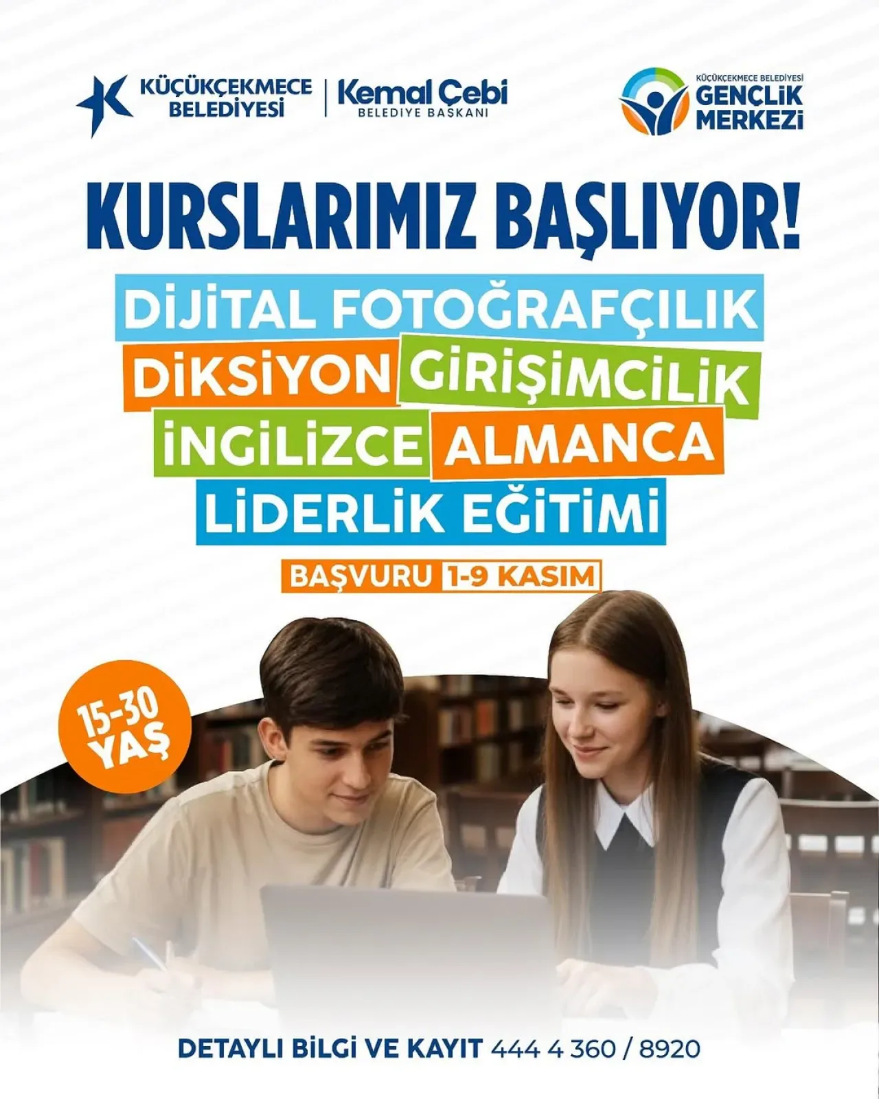 Küçükçekmece'de Gençlere Özel Kurslar Başlıyor Küçükçekmece'de Gençlere Özel Kurslar Başlıyor
