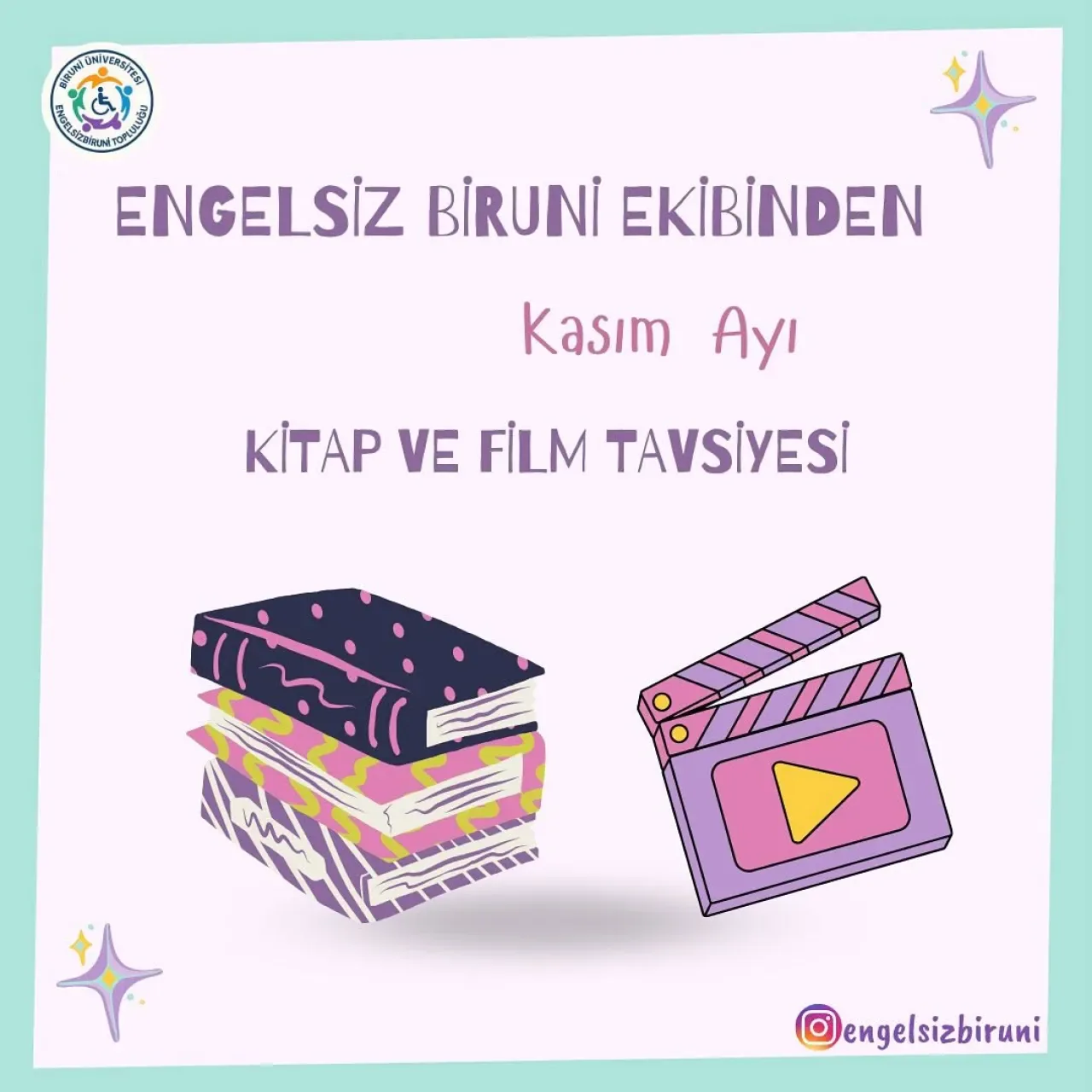 Engelsiz Biruni Topluluğu Kasım Ayı İçin Kitap ve Film Önerilerinde Bulundu Engelsiz Biruni Topluluğu Kasım Ayı İçin Kitap ve Film Önerilerinde Bulundu