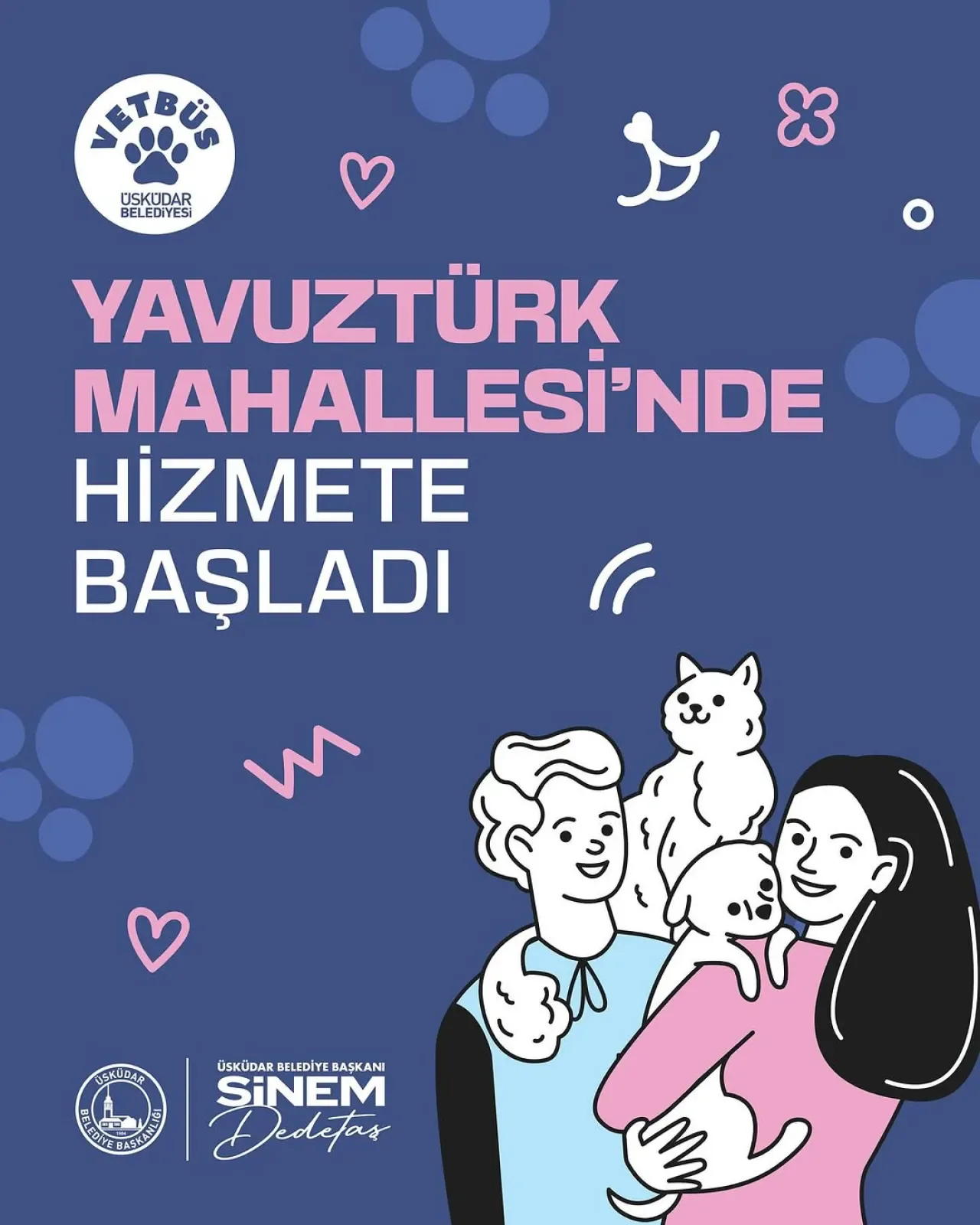 Üsküdar Belediyesi Vetbüs Hizmeti Yavuztürk Mahallesi'nde Minik Dostlarımız İçin Yola Çıkıyor Üsküdar Belediyesi Vetbüs Hizmeti Yavuztürk Mahallesi'nde Minik Dostlarımız İçin Yola Çıkıyor