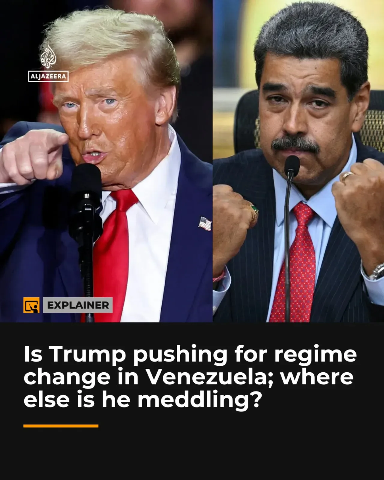 Venezuela Lideri Maduro, ABD'nin İç İşlerine Müdahalesine Tepki Gösterdi Venezuela Lideri Maduro, ABD'nin İç İşlerine Müdahalesine Tepki Gösterdi