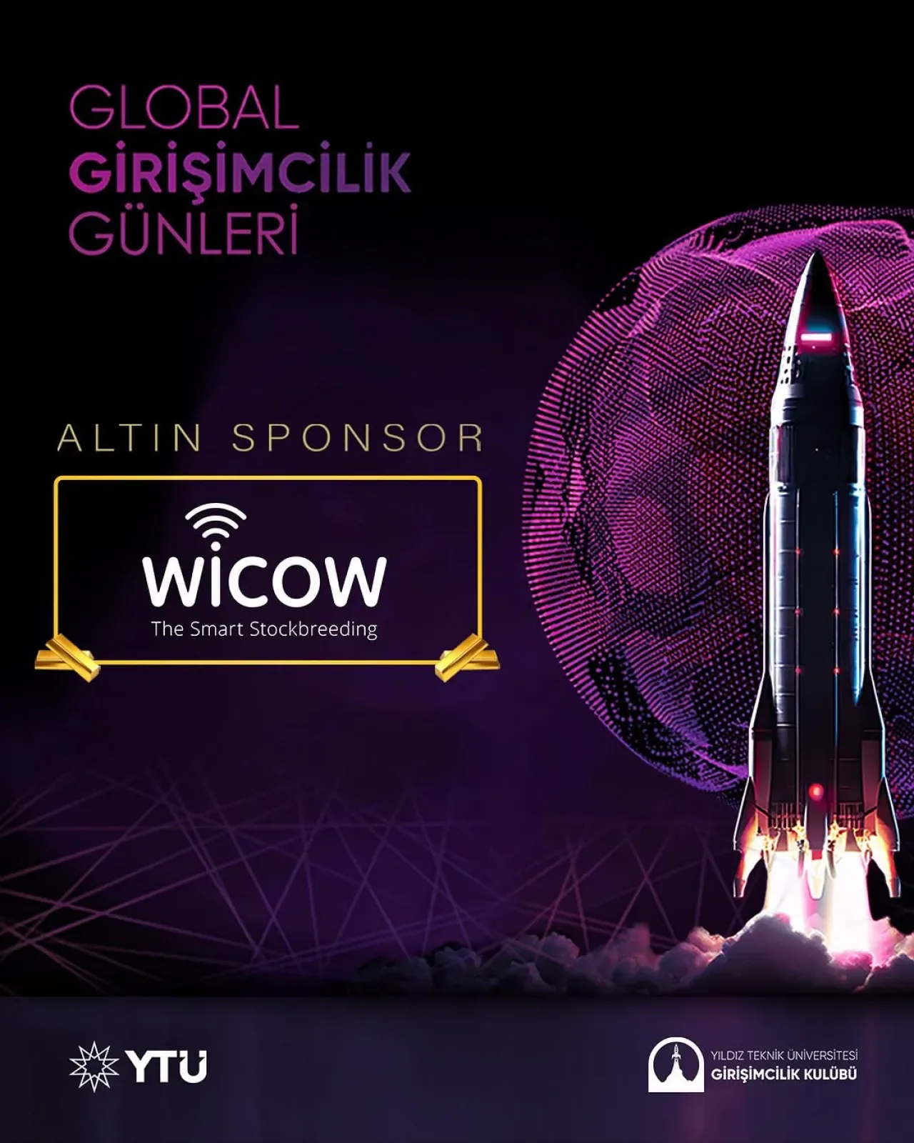 Yıldız Teknik Üniversitesi Girişimcilik Kulübü'ne WiCow'dan Altın Sponsor Desteği Yıldız Teknik Üniversitesi Girişimcilik Kulübü'ne WiCow'dan Altın Sponsor Desteği