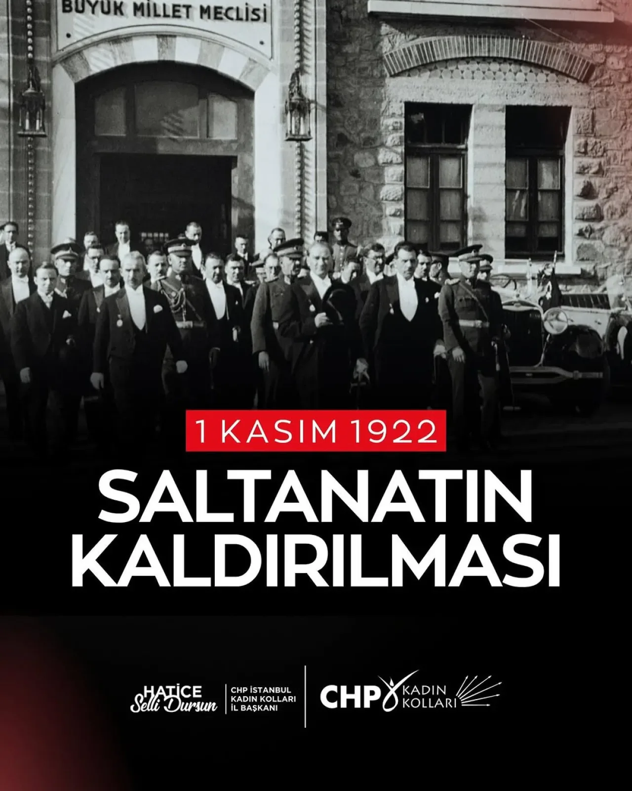 Saltanatın Kaldırılışının 101. Yılında Ulusal Egemenlik Vurgusu Saltanatın Kaldırılışının 101. Yılında Ulusal Egemenlik Vurgusu