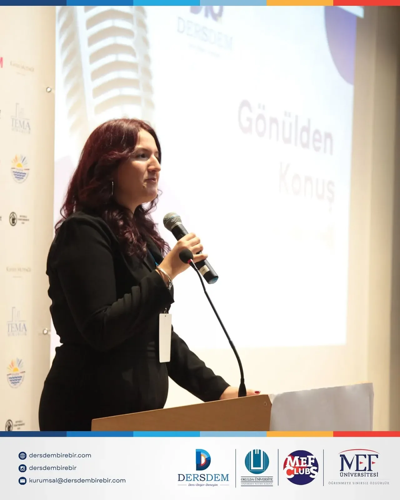 MEF Üniversitesi'nde DERSDEM Projesi Duygu Dolu Anlara Sahne Oldu MEF Üniversitesi'nde DERSDEM Projesi Duygu Dolu Anlara Sahne Oldu