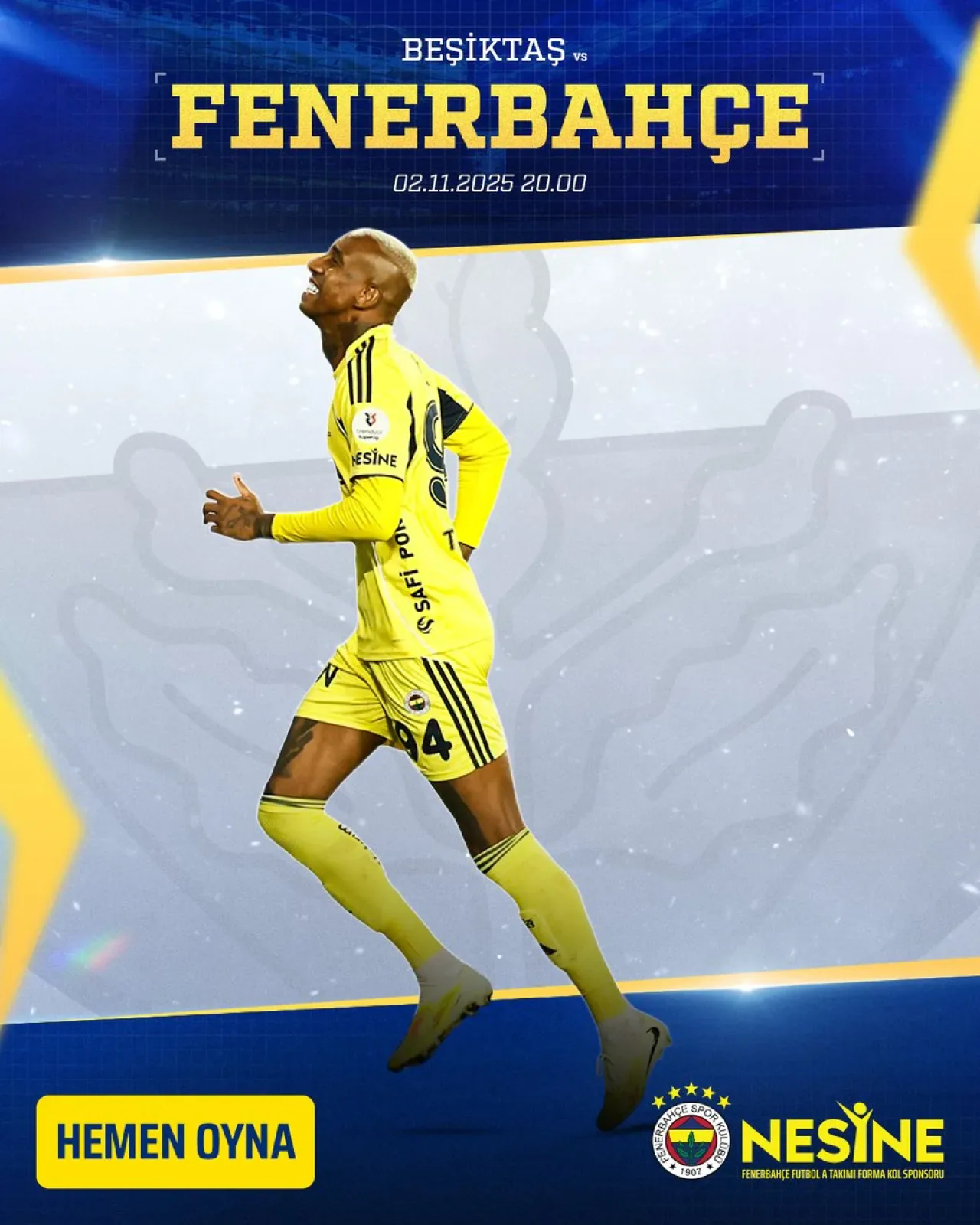 Fenerbahçe, Nesine.com Üzerinden Canlı Maç Heyecanı Yaşatıyor Fenerbahçe, Nesine.com Üzerinden Canlı Maç Heyecanı Yaşatıyor