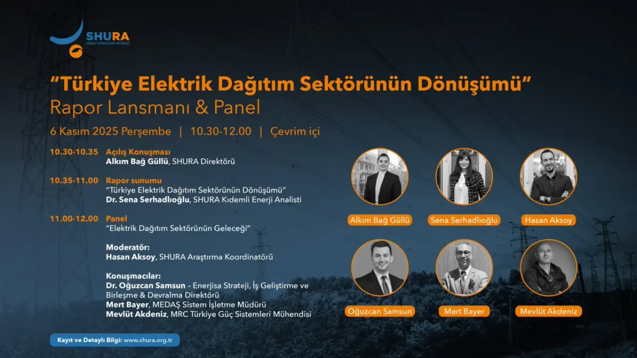 Türkiye'nin Elektrik Sistemi Dönüşümü İçin Yol Haritası 6 Kasım'da Açıklanıyor Türkiye'nin Elektrik Sistemi Dönüşümü İçin Yol Haritası 6 Kasım'da Açıklanıyor