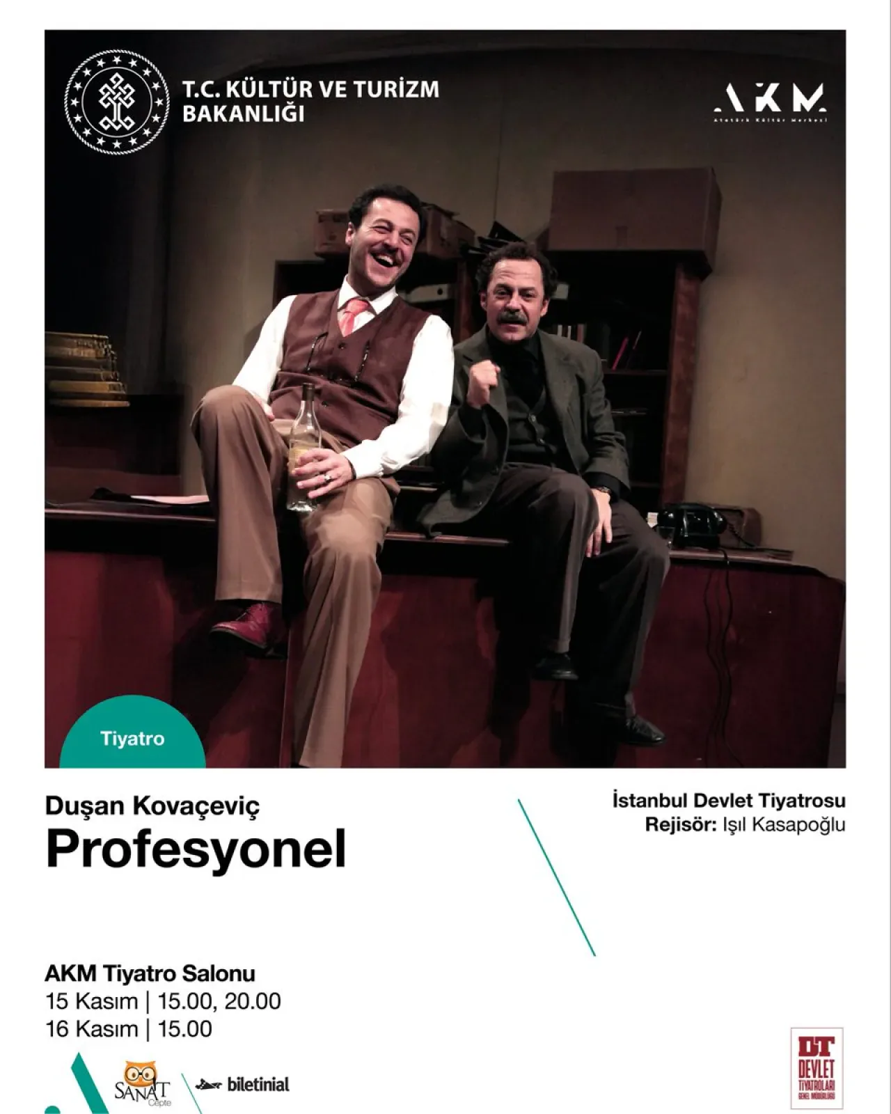 İstanbul Devlet Tiyatrosu, "Profesyonel" Oyunu ile AKM'de Sahne Alacak İstanbul Devlet Tiyatrosu, "Profesyonel" Oyunu ile AKM'de Sahne Alacak