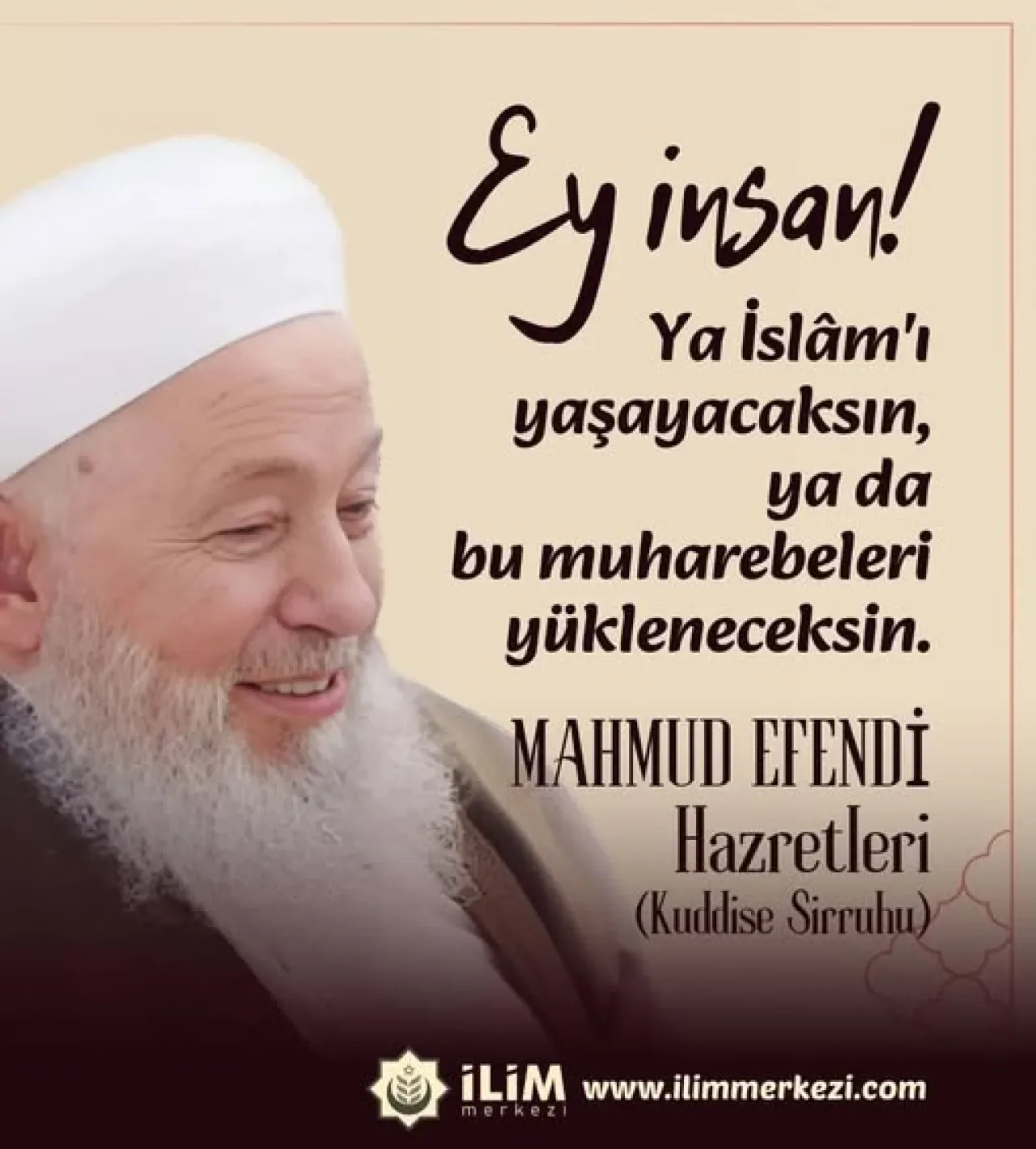 Başakşehir İlim Merkezi'nden Anlamlı Mesaj: "Ya İslam'ı Yaşayacaksın Ya da Muharebeleri Yükleneceksin" Başakşehir İlim Merkezi'nden Anlamlı Mesaj: "Ya İslam'ı Yaşayacaksın Ya da Muharebeleri Yükleneceksin"