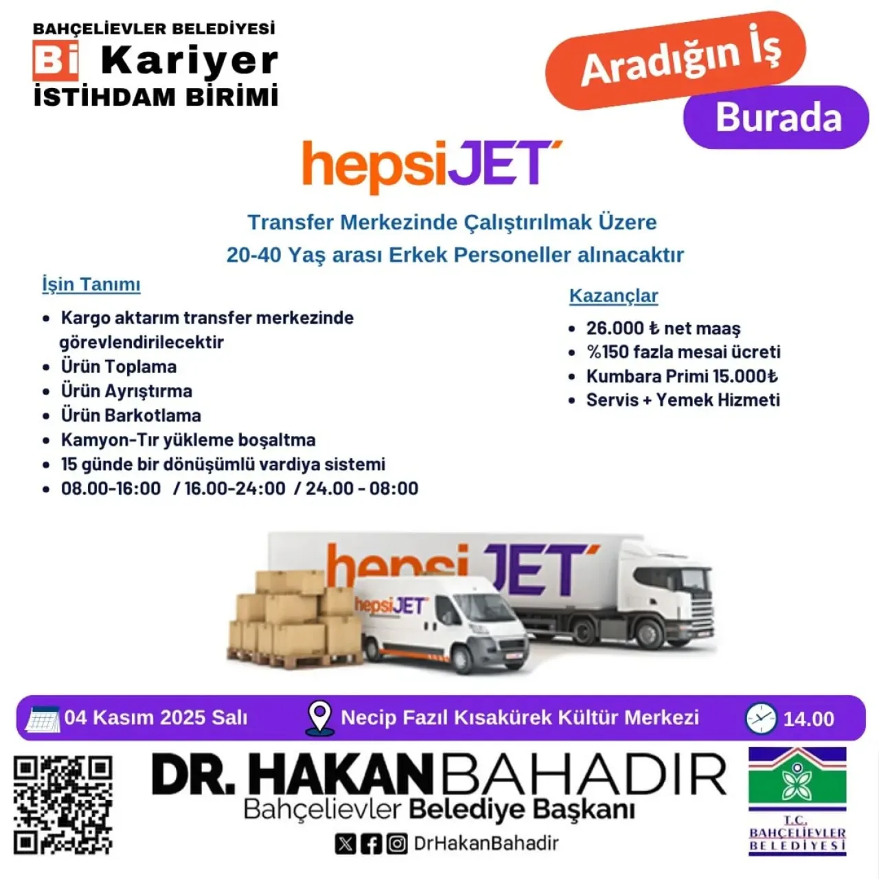 Bahçelievler'de BiKariyer İstihdam Birimi İle Mülakat Fırsatı Bahçelievler'de BiKariyer İstihdam Birimi İle Mülakat Fırsatı