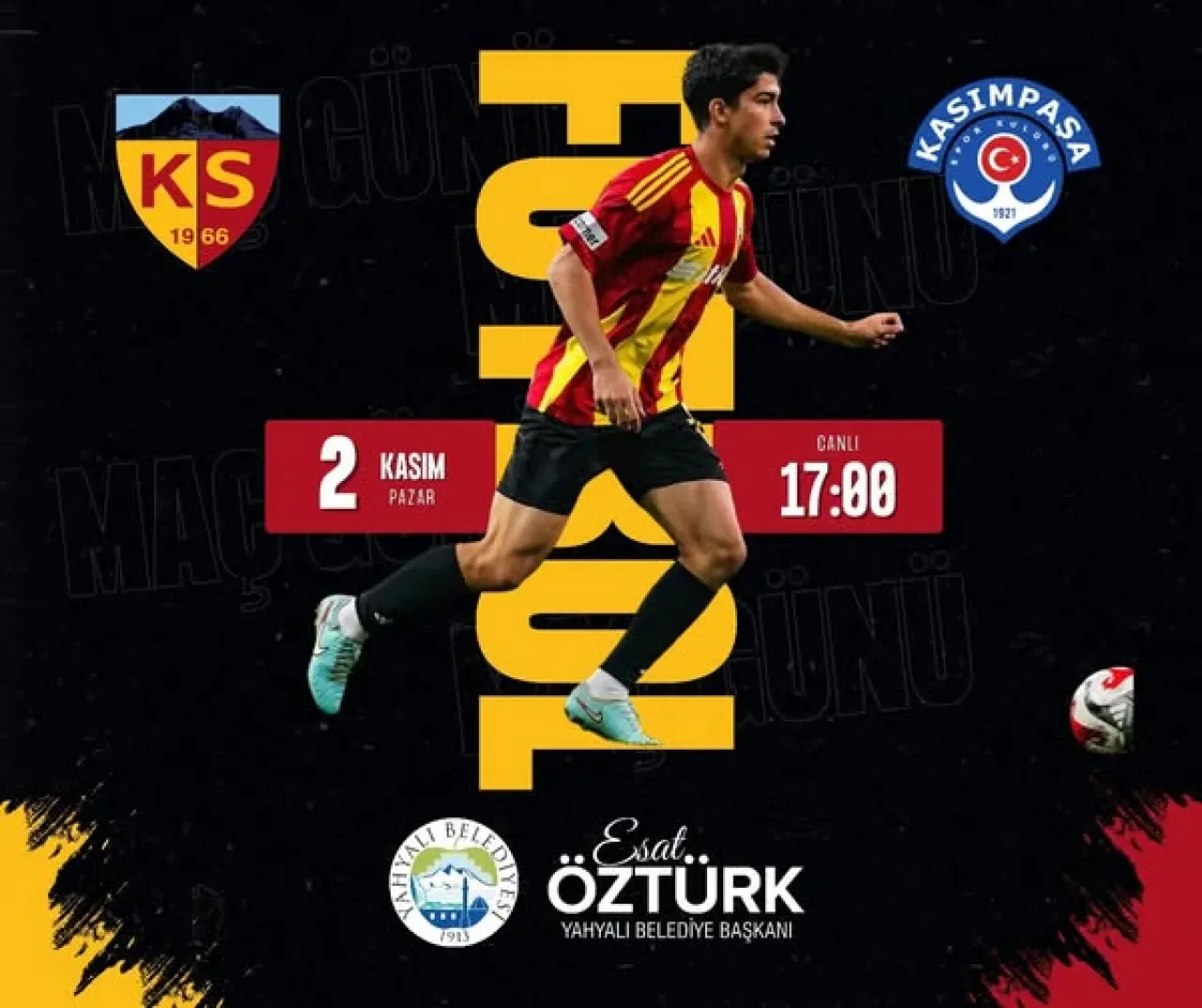 Yahyalı Belediyesi ve Kayserispor'dan İş Birliği Yahyalı Belediyesi ve Kayserispor'dan İş Birliği