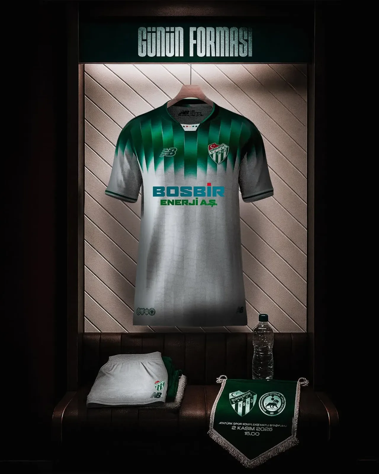 Bursaspor, Kahramanmaraş İstiklal Spor Maçında Retro 93 Formasıyla Sahada Bursaspor, Kahramanmaraş İstiklal Spor Maçında Retro 93 Formasıyla Sahada