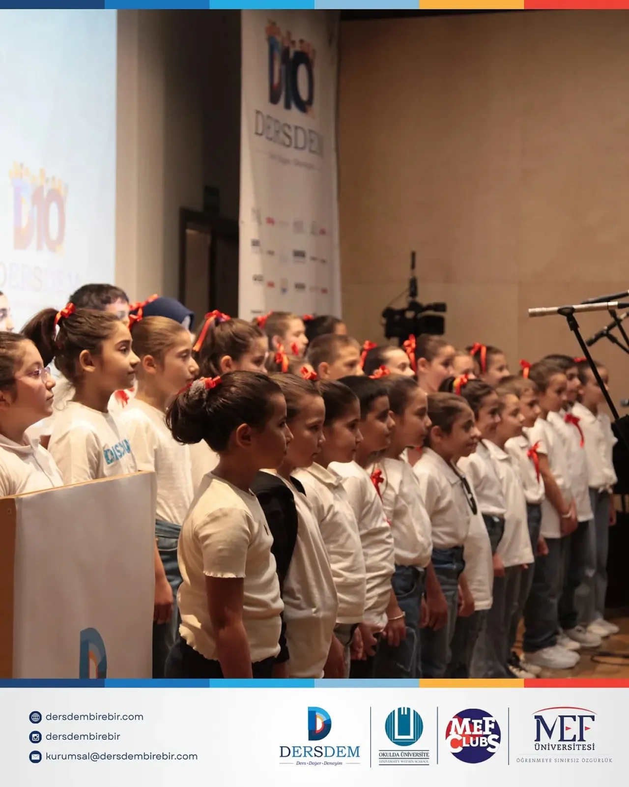 MEF Okulda Üniversite Kulübü'nde Müzik Şöleni: SAGEM Çocuk Korosu Sahnedeydi MEF Okulda Üniversite Kulübü'nde Müzik Şöleni: SAGEM Çocuk Korosu Sahnedeydi