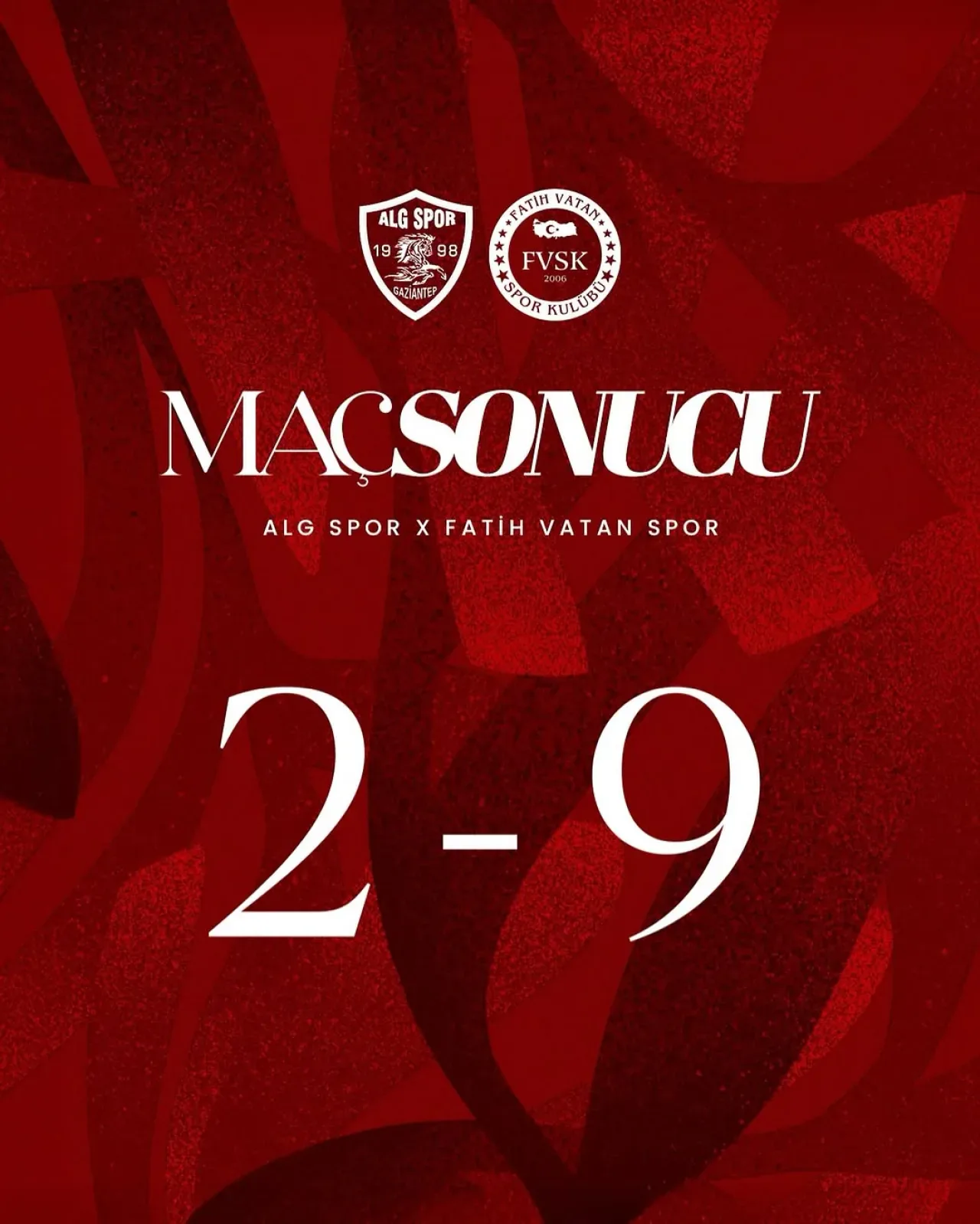Fatih Vatan Spor, ALG Spor'u 9-2 Mağlup Etti Fatih Vatan Spor, ALG Spor'u 9-2 Mağlup Etti