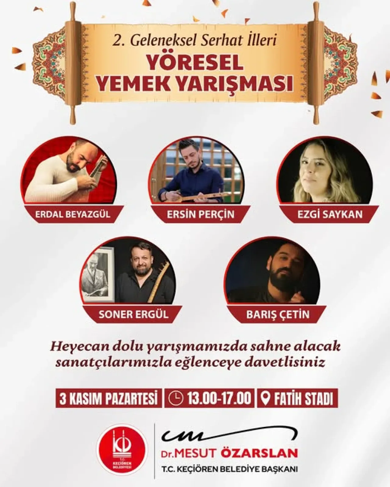 Keçiören'de Yöresel Lezzetler ve Müzikle Dolu Bir Buluşma Keçiören'de Yöresel Lezzetler ve Müzikle Dolu Bir Buluşma