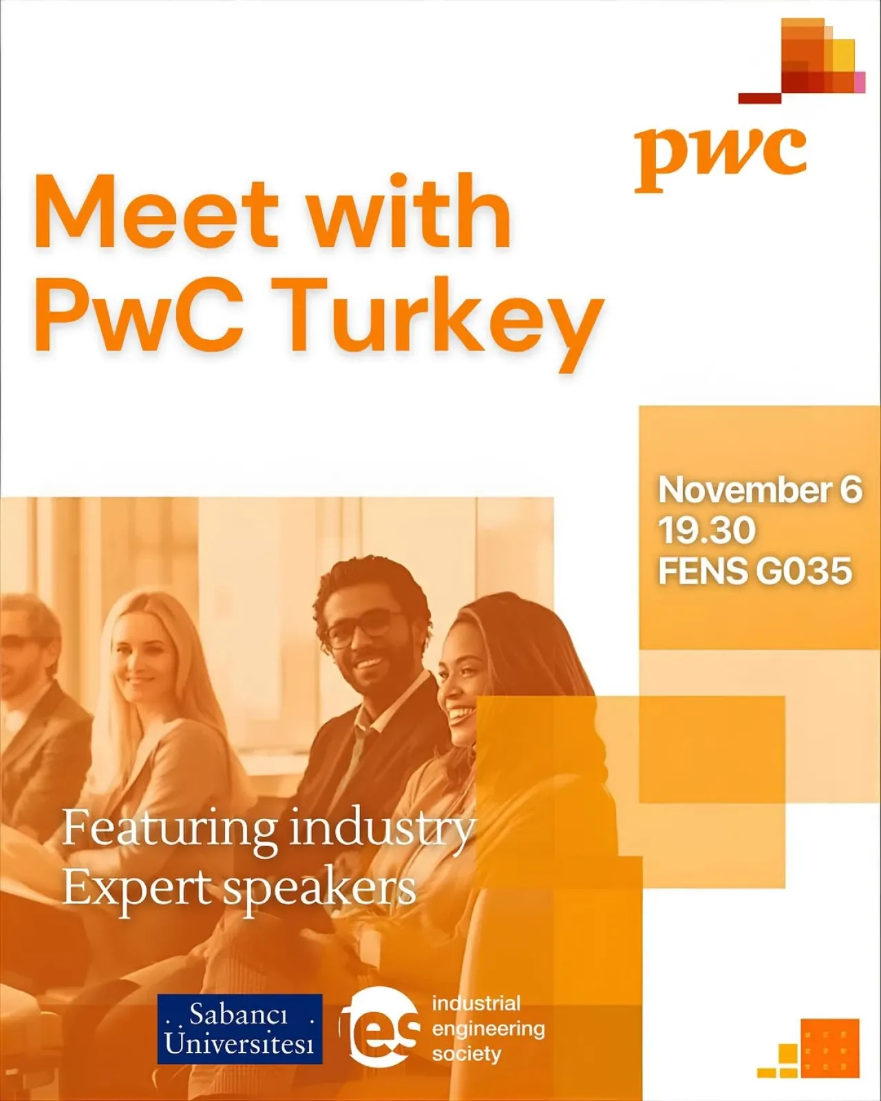 PwC Türkiye, Sabancı Üniversitesi'nde Öğrencilerle Buluşuyor PwC Türkiye, Sabancı Üniversitesi'nde Öğrencilerle Buluşuyor