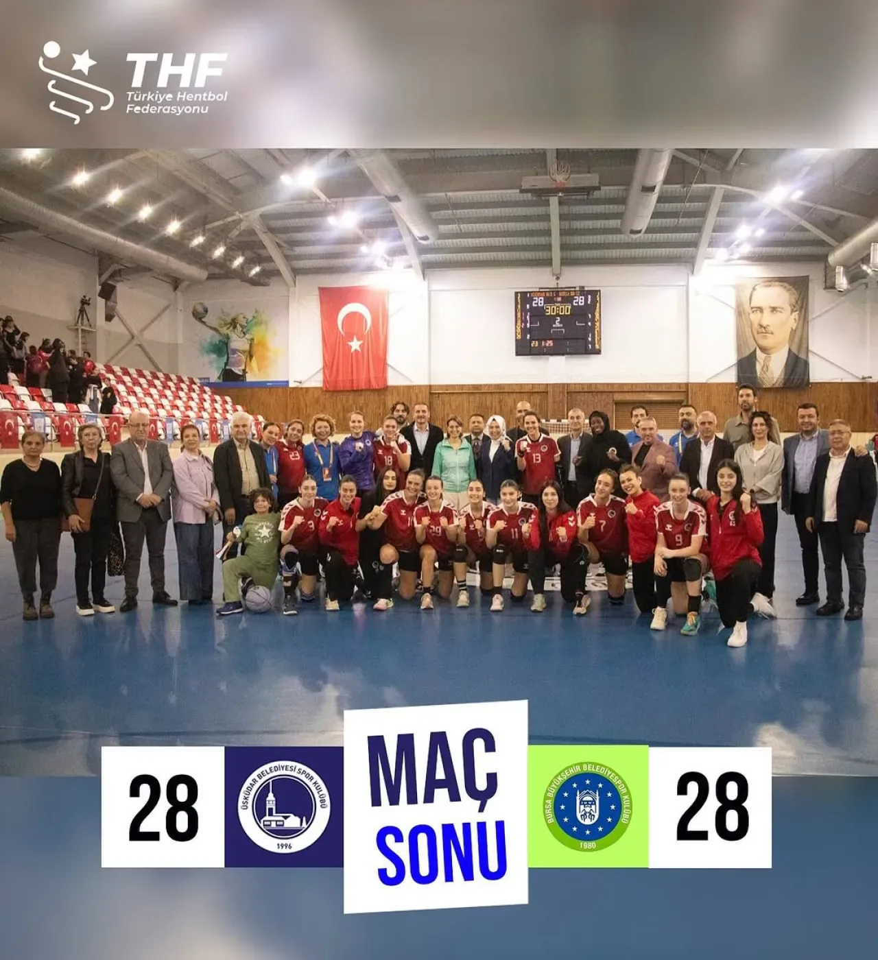 Üsküdar Belediyesi SK, Bursa ile Nefes Kesici Mücadelede Berabere Kaldı Üsküdar Belediyesi SK, Bursa ile Nefes Kesici Mücadelede Berabere Kaldı