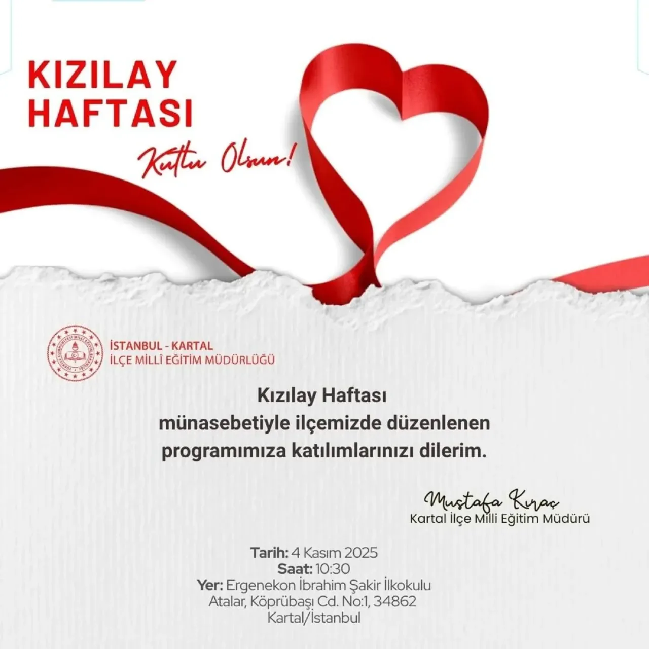 Kartal'da Kızılay Haftası Etkinlikleri Coşkuyla Kutlandı Kartal'da Kızılay Haftası Etkinlikleri Coşkuyla Kutlandı