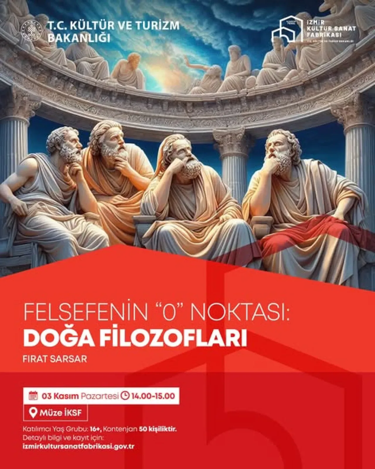 İzmir Kültür Sanat Fabrikası'nda Yeni Haftanın Etkinlikleri Başlıyor İzmir Kültür Sanat Fabrikası'nda Yeni Haftanın Etkinlikleri Başlıyor