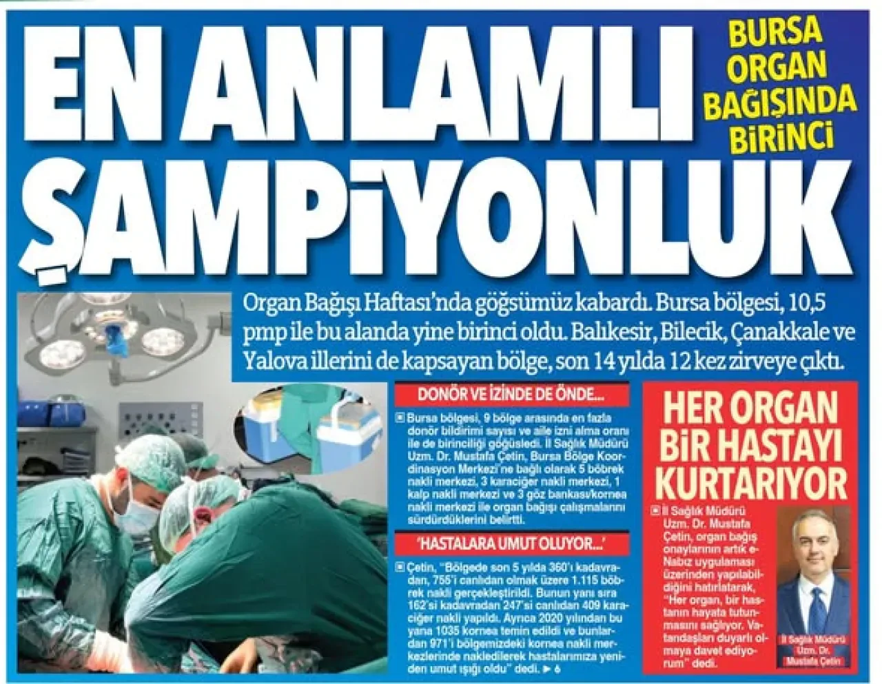 Bursa İl Sağlık Müdürlüğü ve Kamu Hastaneleri Genel Müdürlüğü'nün Güncel Faaliyetleri Bursa İl Sağlık Müdürlüğü ve Kamu Hastaneleri Genel Müdürlüğü'nün Güncel Faaliyetleri