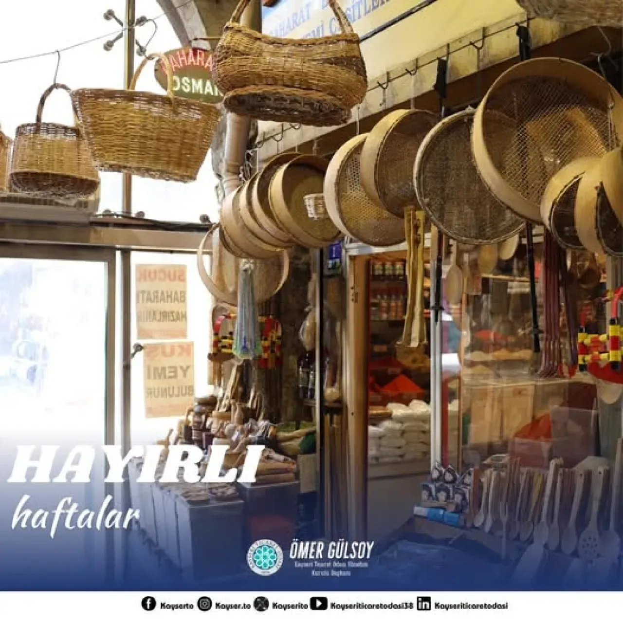 Kayseri Ticaret Odası'ndan Yeni Hafta Mesajı: Bereketli Kazançlar Dileyen Mesaj Kayseri Ticaret Odası'ndan Yeni Hafta Mesajı: Bereketli Kazançlar Dileyen Mesaj