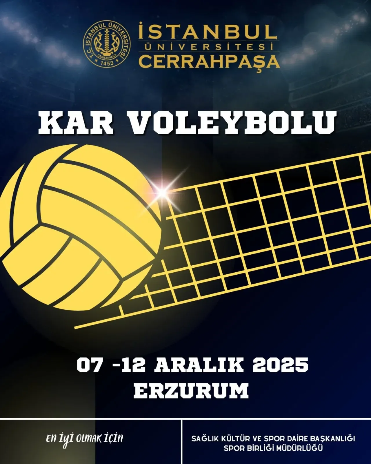 İstanbul Üniversitesi - Cerrahpaşa'dan Kar Voleybolu Türkiye Şampiyonası'na Kadın Takımı İstanbul Üniversitesi - Cerrahpaşa'dan Kar Voleybolu Türkiye Şampiyonası'na Kadın Takımı