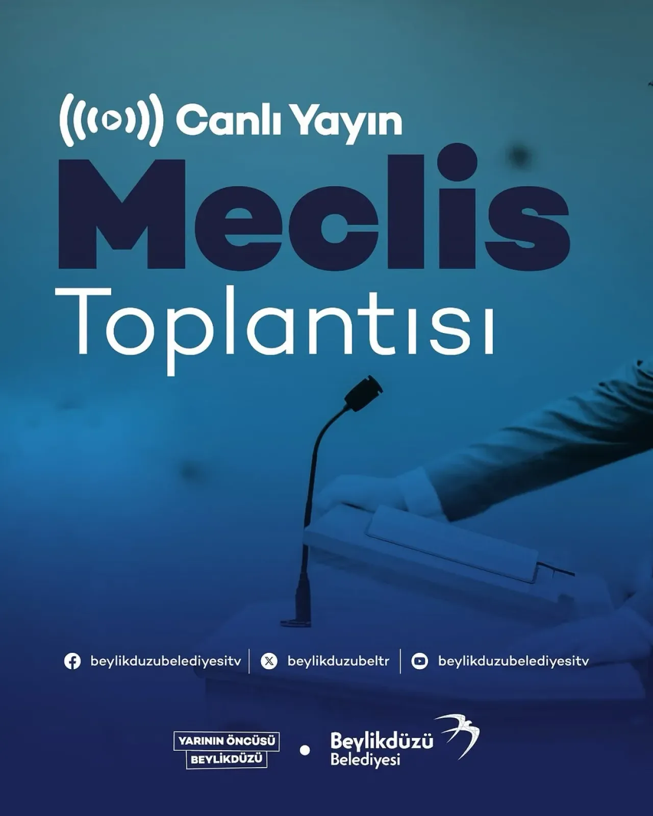Beylikdüzü Belediye Meclisi Kasım Ayı Toplantısı Canlı Yayınlanacak Beylikdüzü Belediye Meclisi Kasım Ayı Toplantısı Canlı Yayınlanacak