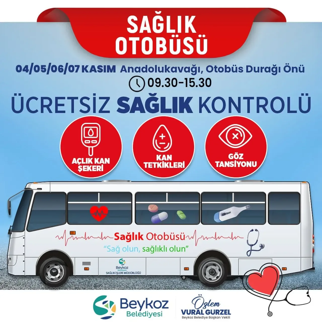 Beykoz Belediyesi Ücretsiz Sağlık Taraması İçin Anadolukavağı'nda Beykoz Belediyesi Ücretsiz Sağlık Taraması İçin Anadolukavağı'nda